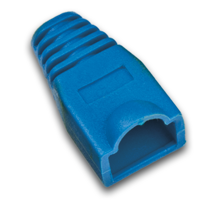 Tülle für RJ45 Stecker standard, Farbe: blau