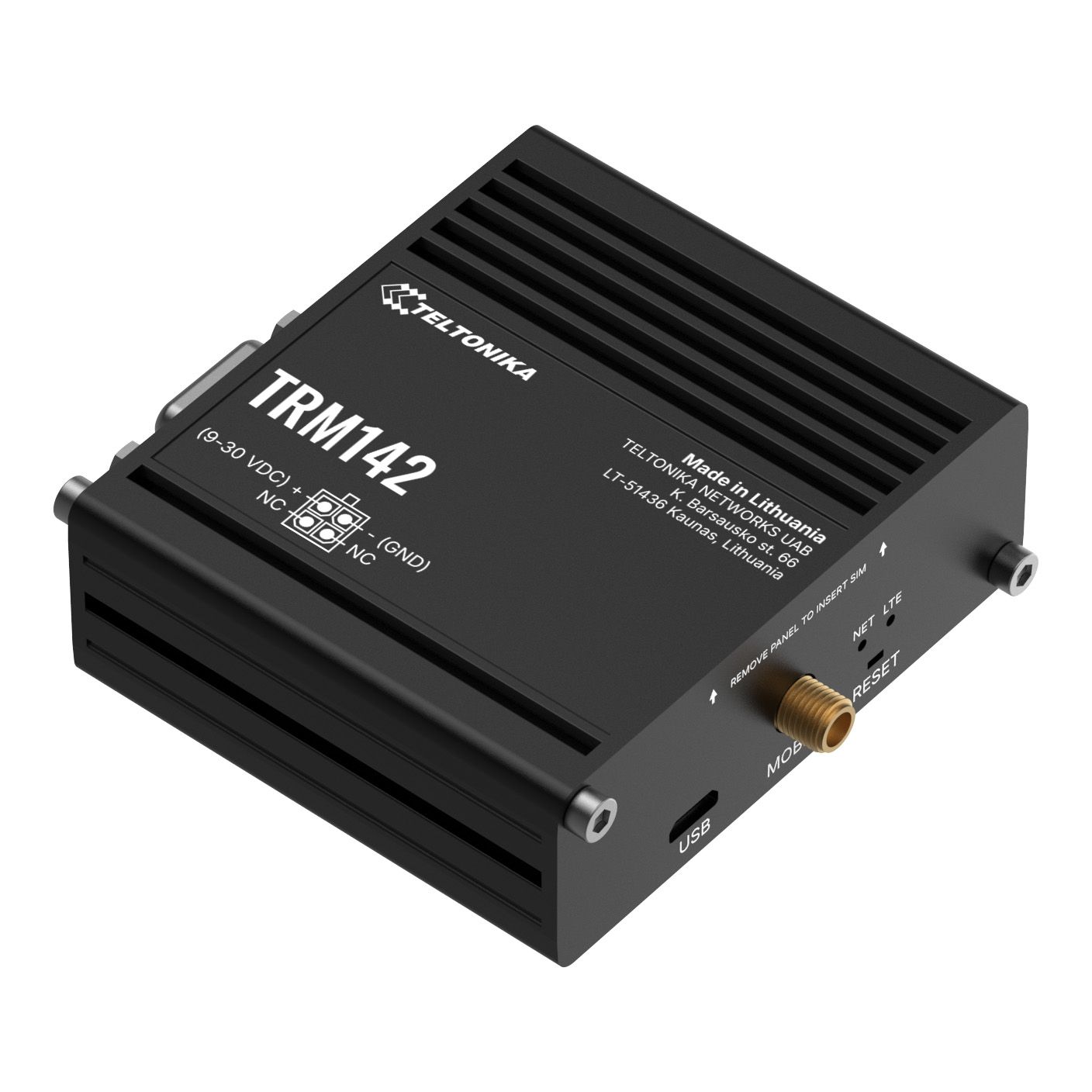 TRM142 Indusgtrie 4G Modem mit DB9, RS232 und USB Schnittstelle TRM142 Indusgtrie 4G Modem mit DB9, RS232 und USB Schnittstelle