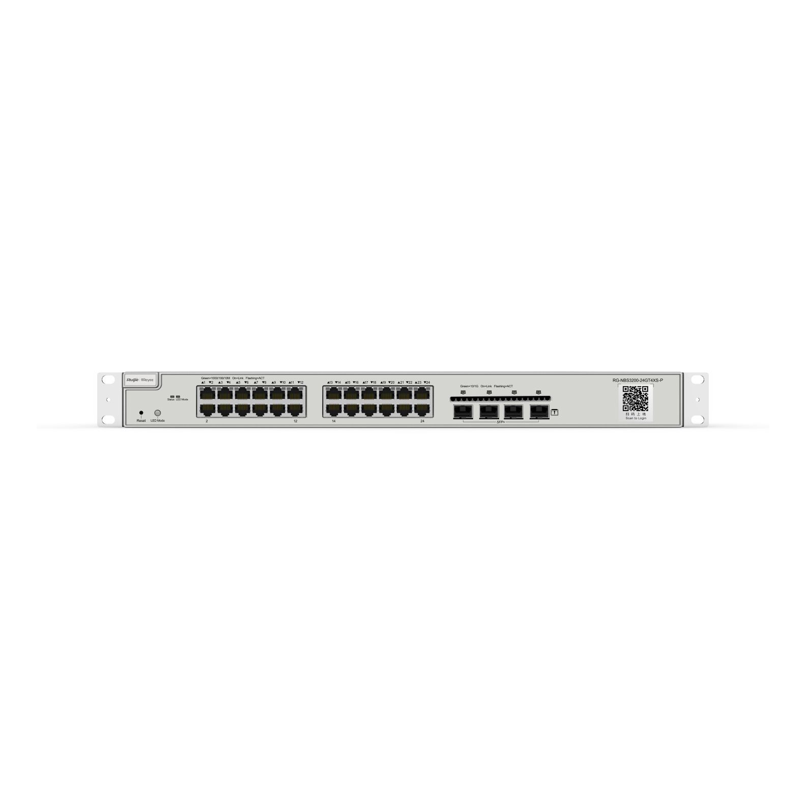 24-Port Gigabit Layer 2 Cloud Managed PoE Switch, PoE+, 4x SFP+, 370W