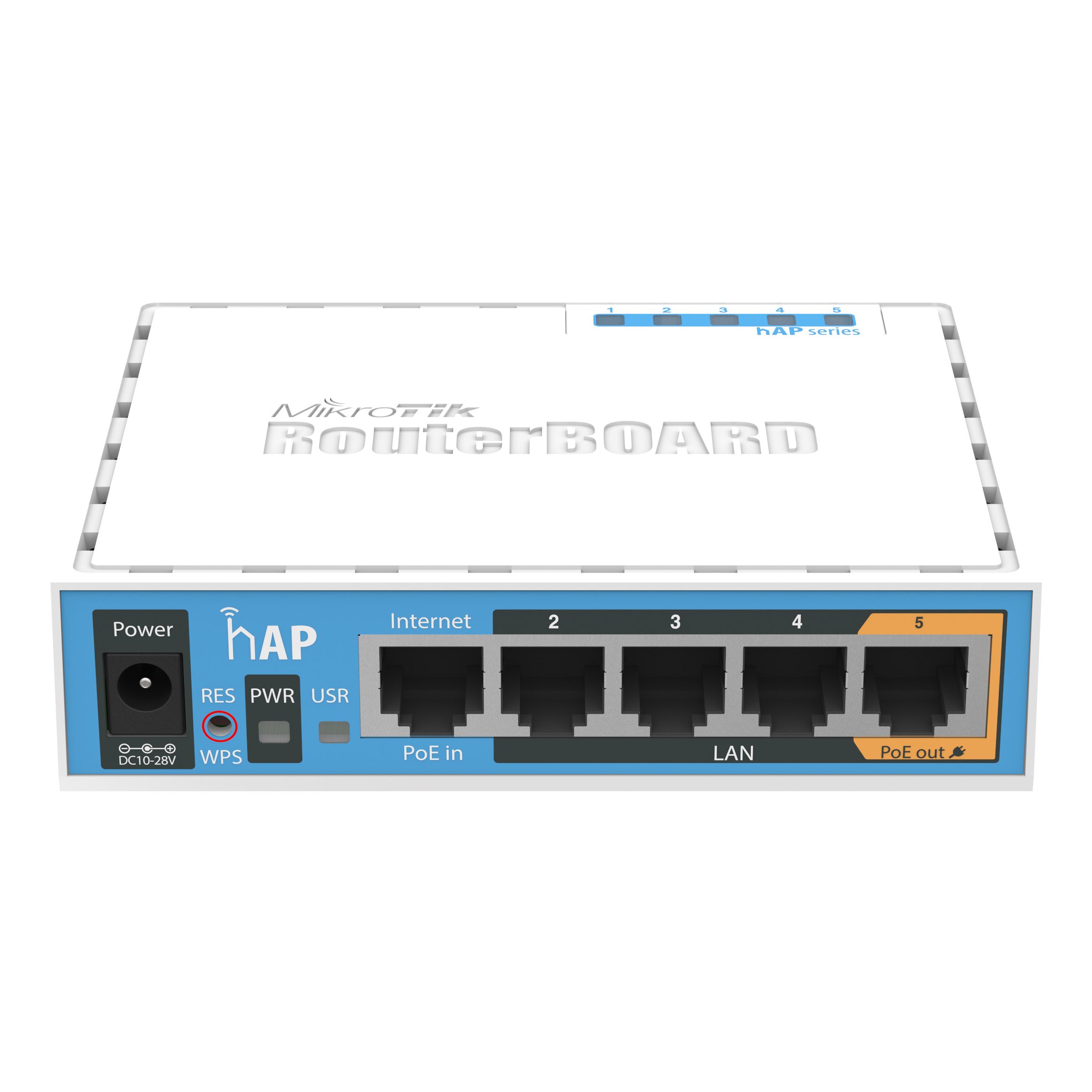 hAP mit 650 MHz CPU, 64 MB RAM, 5x LAN, 2.4 GHz 802.11b/g/n hAP mit 650 MHz CPU, 64 MB RAM, 5x LAN, 2.4 GHz 802.11b/g/n
