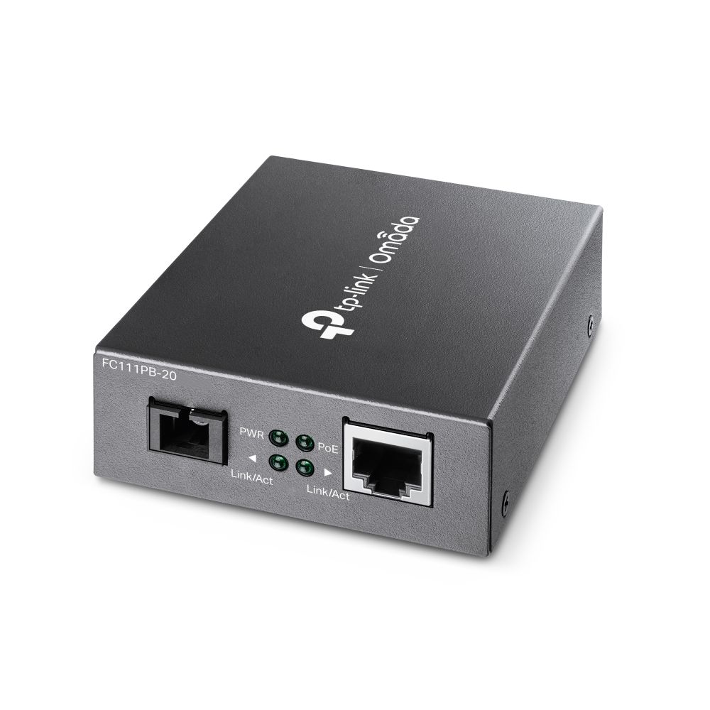 10/100Mbps WDM Medien Konverter mit 1-Port PoE