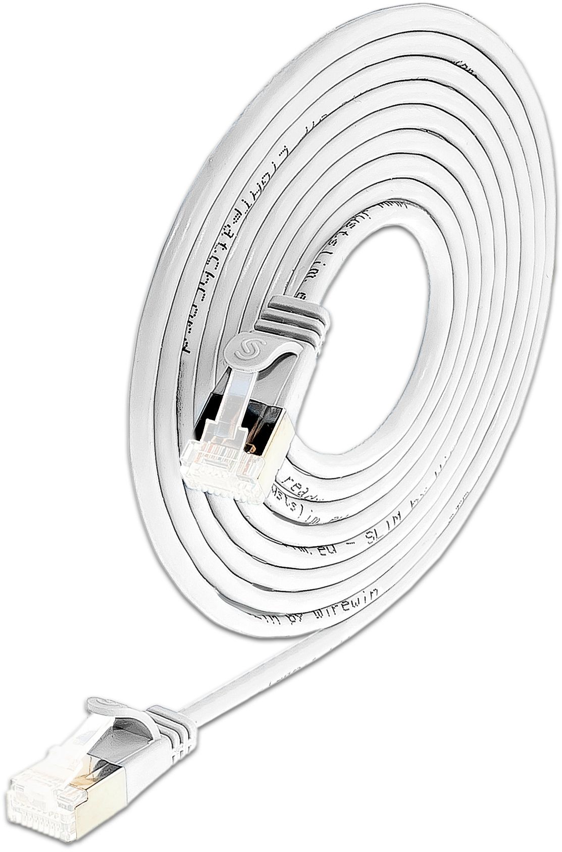 KAT6A 10 Gigabit Lightpatchkabel rund, U/FTP, Ø 3,8mm, weiss KAT6A 10 Gigabit Lightpatchkabel rund, U/FTP, Ø 3,8mm, weiss