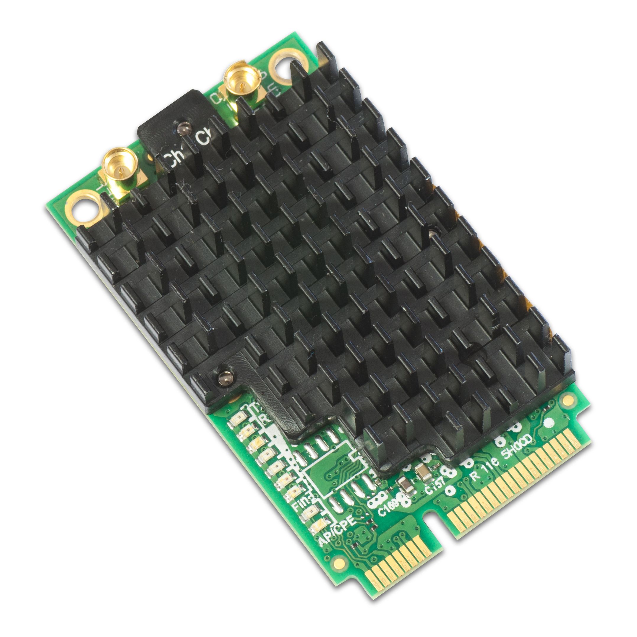 R11e-5HacD 802.11a/c High Power miniPCI-e Karte mit MMCX Anschlüssen R11e-5HacD 802.11a/c High Power miniPCI-e Karte mit MMCX Anschlüssen