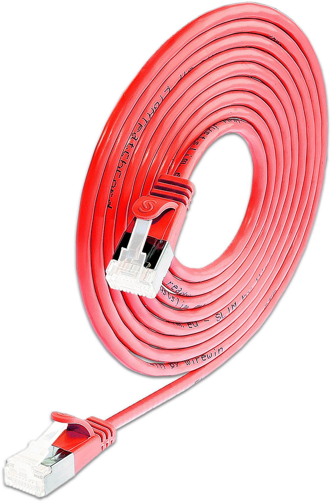 KAT6A 10 Gigabit Lightpatchkabel rund, U/FTP, Ø 3,8mm, rot KAT6A 10 Gigabit Lightpatchkabel rund, U/FTP, Ø 3,8mm, rot
