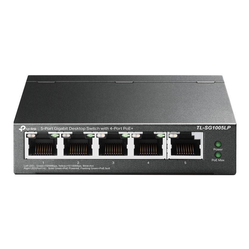 5-Port Gigabit Desktop Switch mit 4-Port PoE+