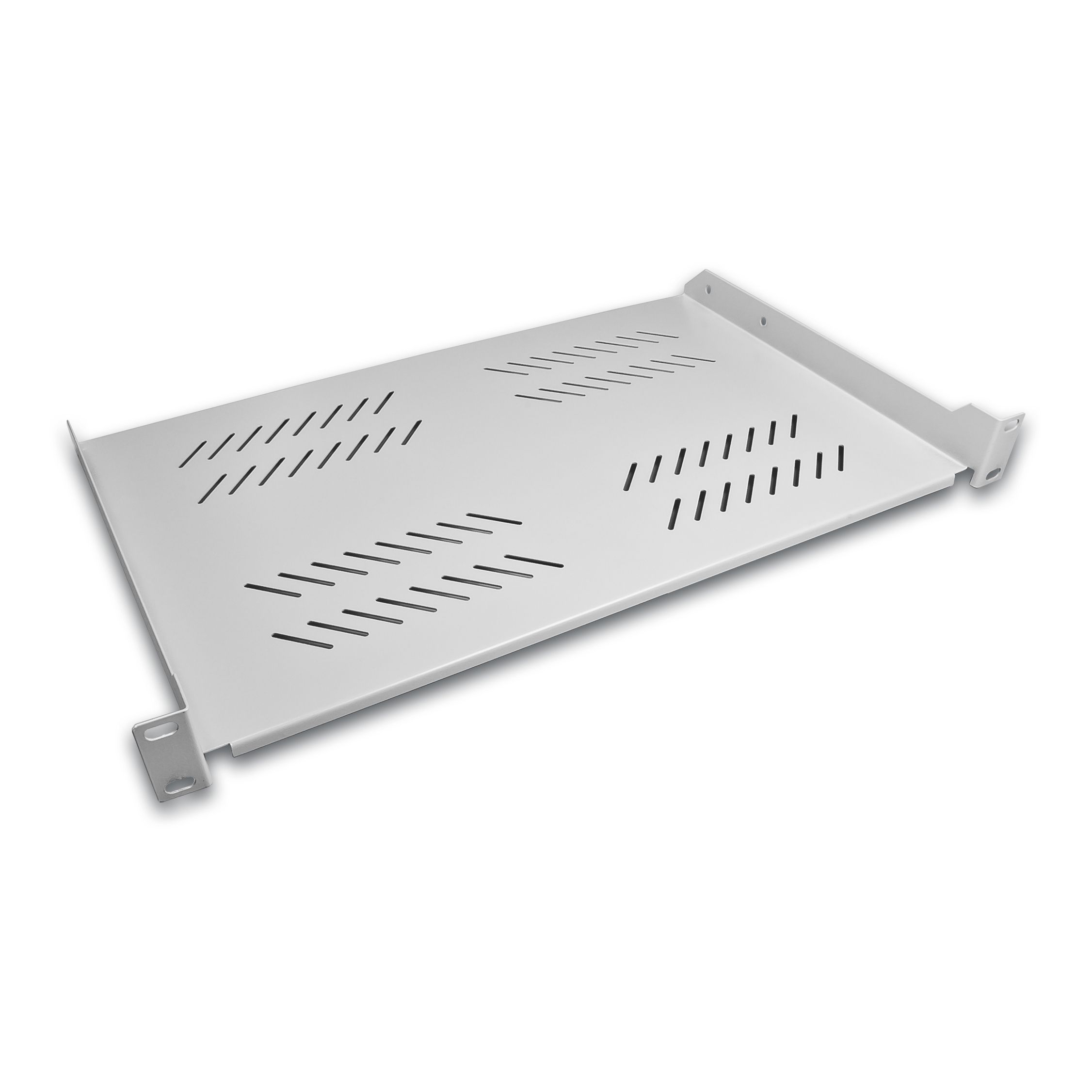 19" Fachboden, grau, 280mm Tiefe