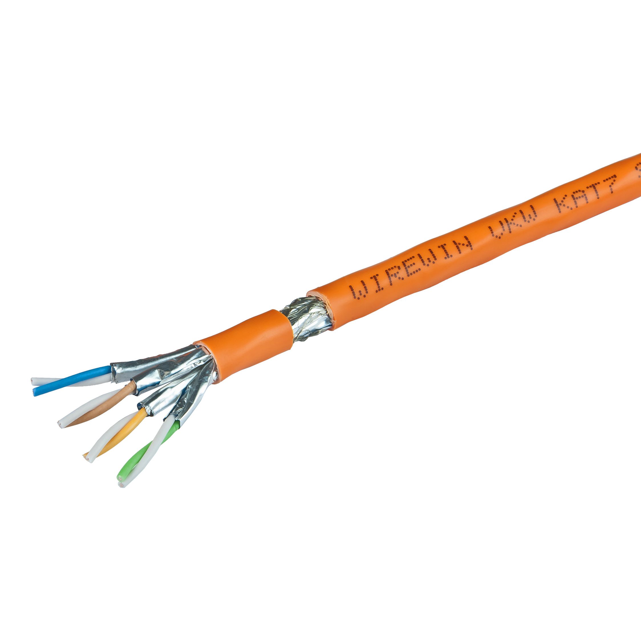 KAT7 Verlegekabel, S/FTP, 1000MHz, CPR: Cca, Single, 500m KAT7 Verlegekabel, S/FTP, 1000MHz, CPR: Cca, Single, 500m
