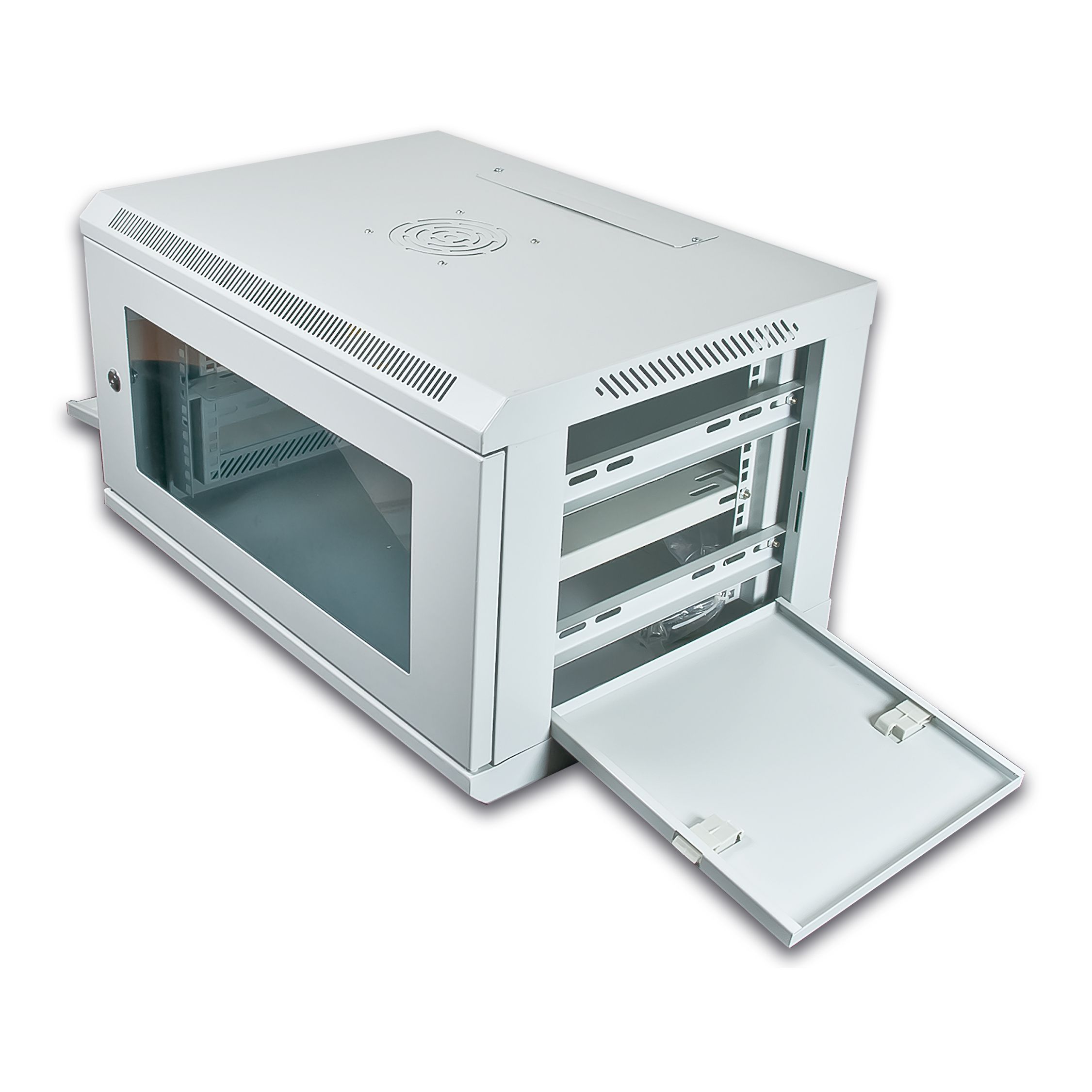 19" ECO Wandschrank, einteilig, 600x440mm