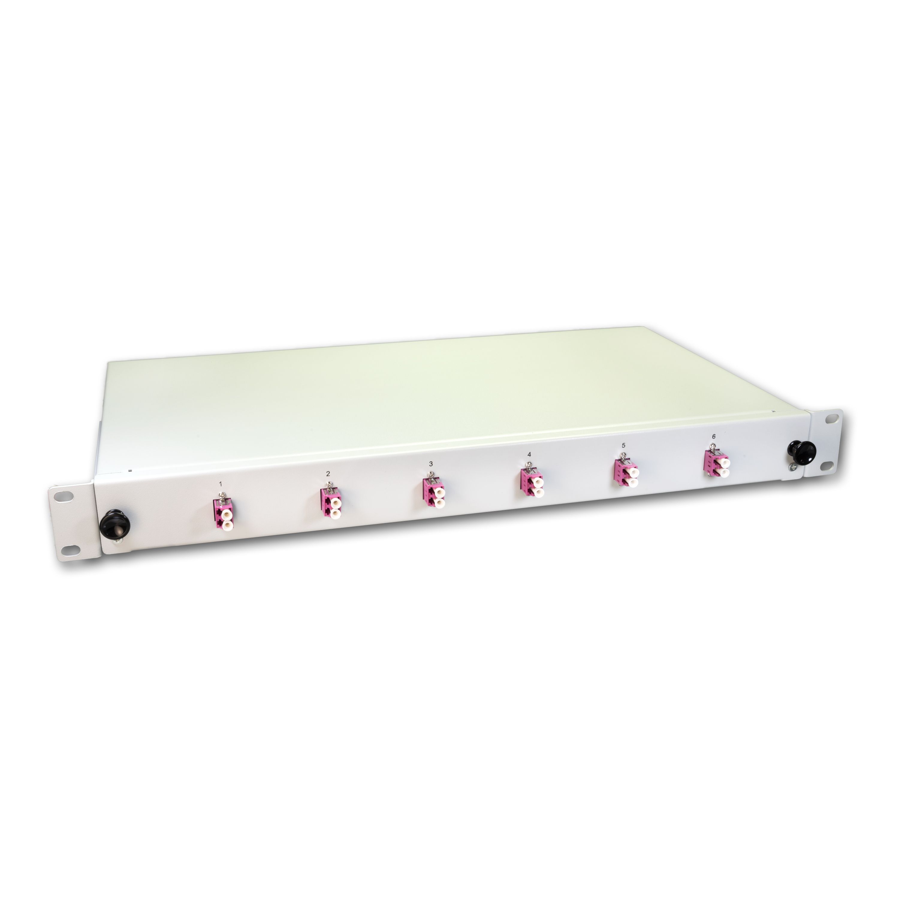 LWL Spleissbox, 12 Fasern, 6x DLC Multimode, 50/125µm OM4 Pigtail LWL Spleissbox, 12 Fasern, 6x DLC Multimode, 50/125µm OM4 Pigtail