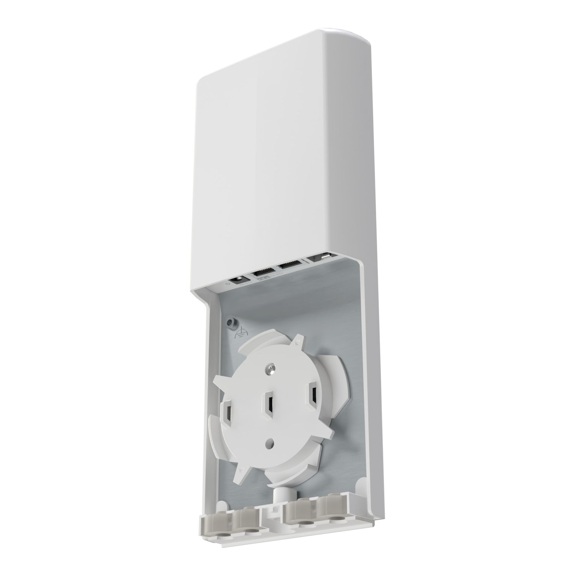 Smart 1/2.5Gbit SFP zu 2x 1Gbit Ethernet Fiber-zu-Kupfer-Konverter, IP55, PoE-In