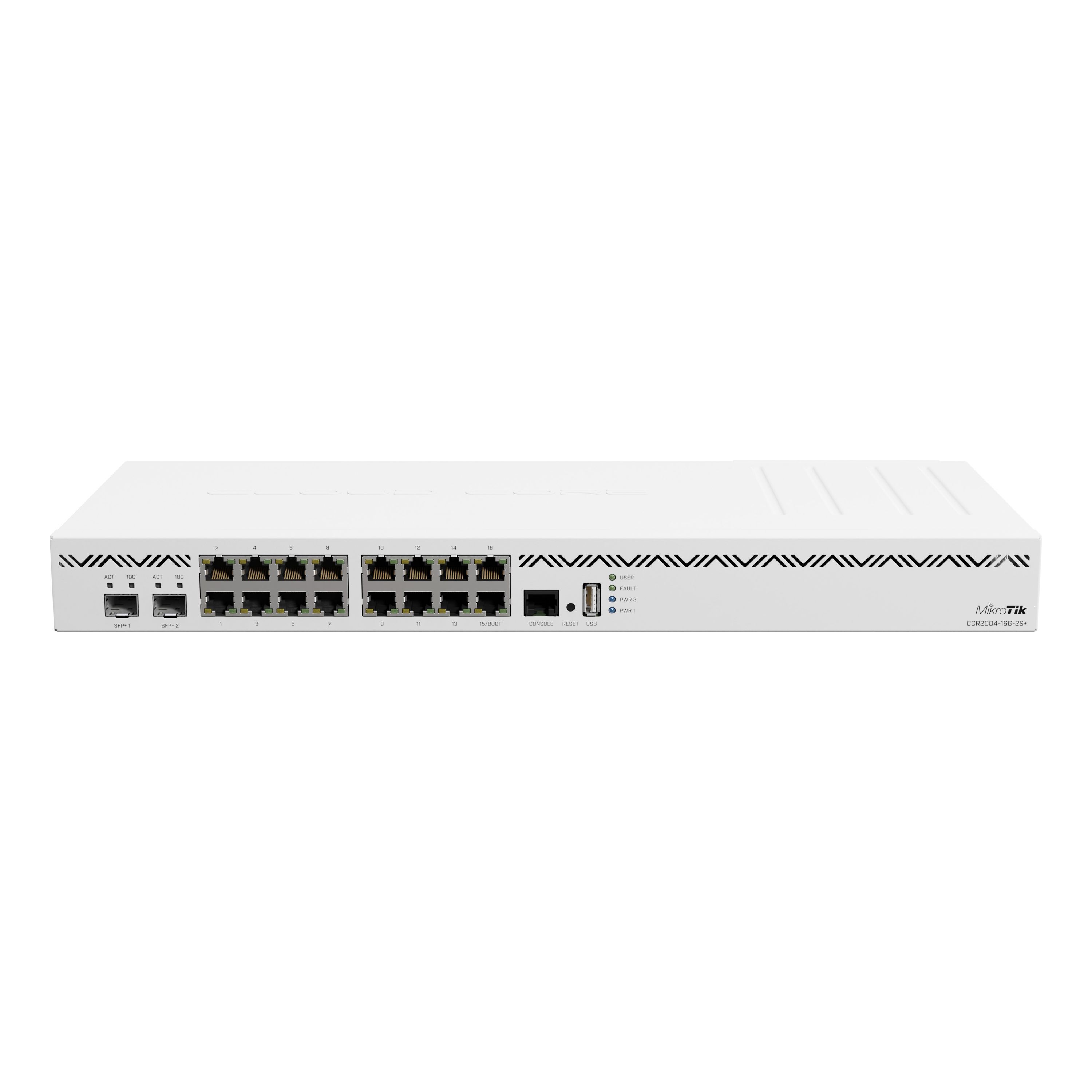 Cloud Core Router mit 4-Core CPU, 16x 1GB, 2x 10GB SFP+, Dual PSU Cloud Core Router mit 4-Core CPU, 16x 1GB, 2x 10GB SFP+, Dual PSU