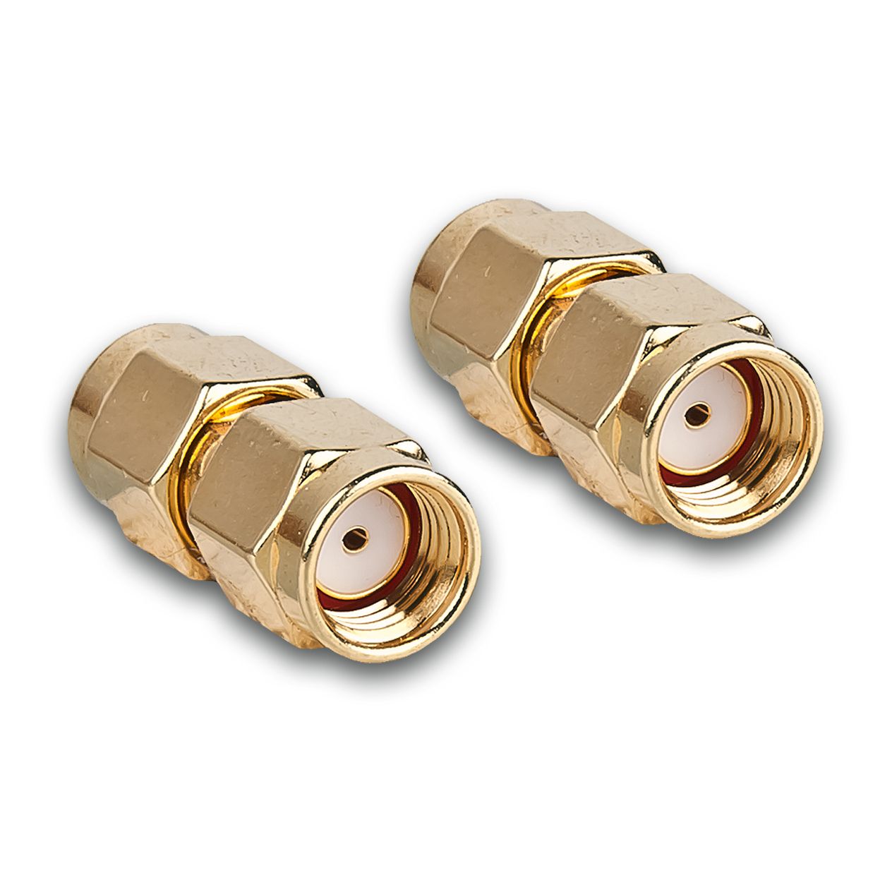 Adapter Reverse SMA Stecker auf Reverse SMA Stecker