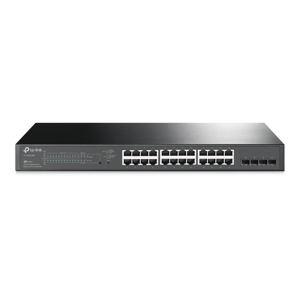 JetStream™ 28-Port Gigabit Smart Switch mit 24-Port PoE+