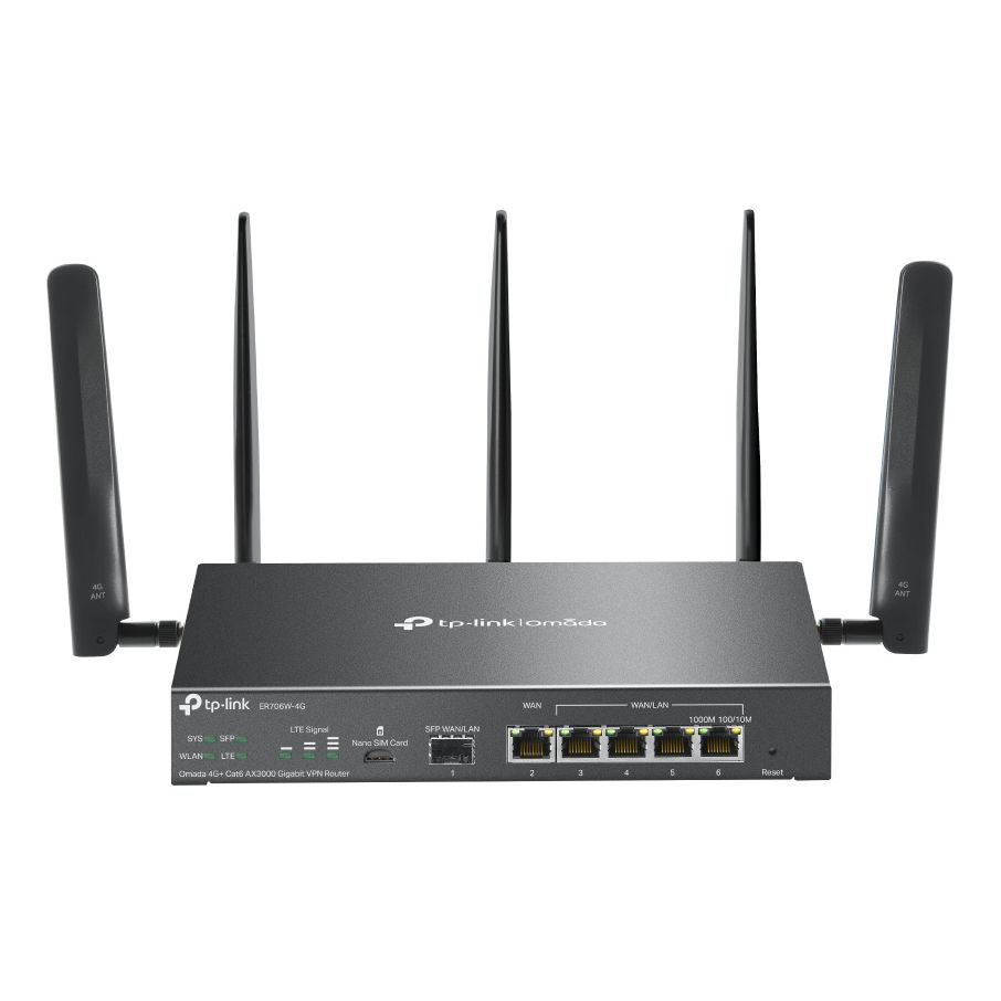 Omada 4G+ Cat6 AX3000 Gigabit VPN Router