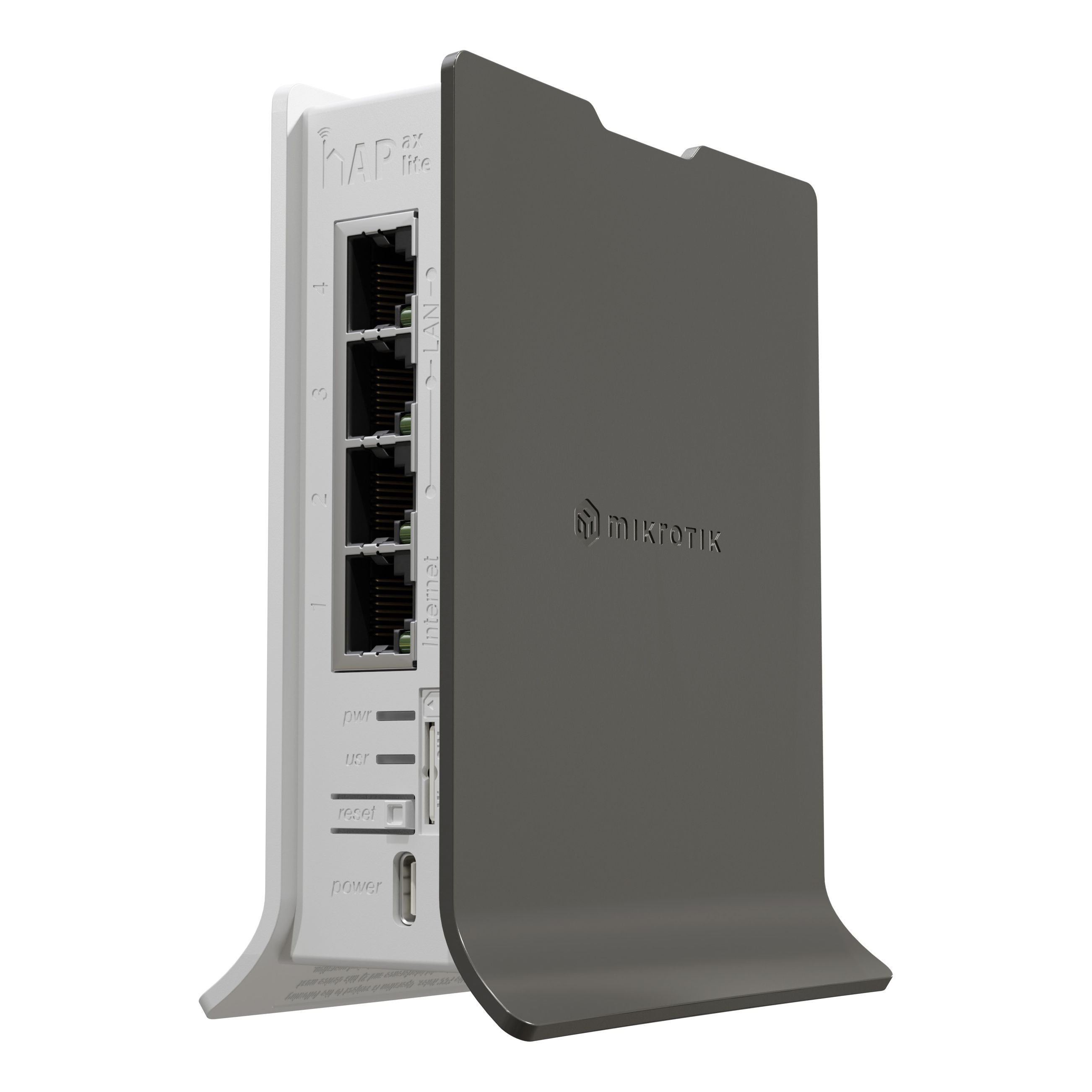 hAP ax lite LTE6, 800 MHz CPU, 256MB Ram, 4x Gbit LAN, 2.4 GHz 802.11 b/g/n/ax hAP ax lite LTE6, 800 MHz CPU, 256MB Ram, 4x Gbit LAN, 2.4 GHz 802.11 b/g/n/ax