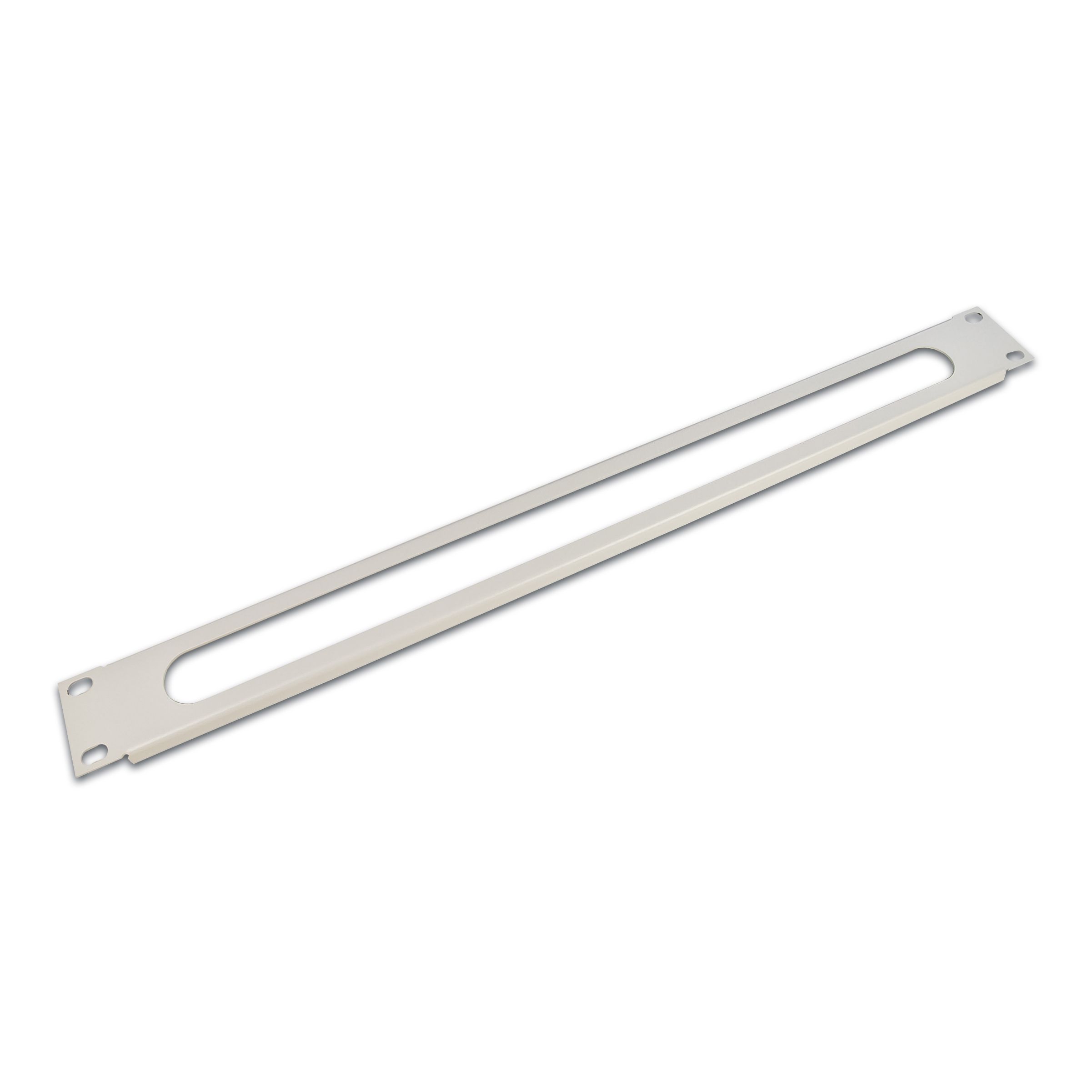 19'' Kabeldurchführungspanel ohne Bürste, grau RAL7035 19'' Kabeldurchführungspanel ohne Bürste, grau RAL7035