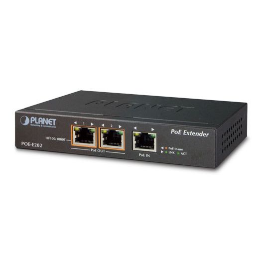 1Port IEEE 802.3at PoE+ to 2-Port 802.3af/at Gbit PoE Extender 1Port IEEE 802.3at PoE+ to 2-Port 802.3af/at Gbit PoE Extender