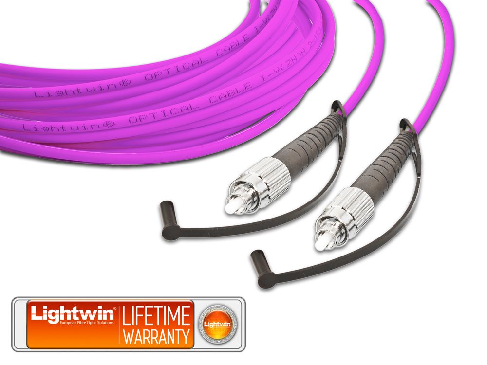 High Quality Simplex LWL Patchkabel, MM OM4, FC - FC