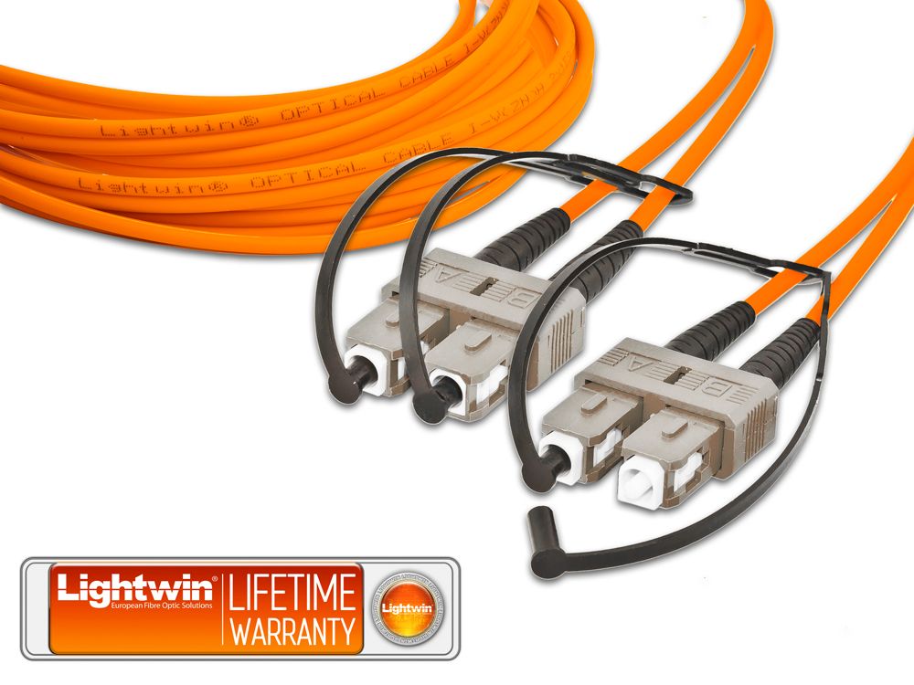 High Quality Duplex LWL Patchkabel, MM OM2, SC - SC
