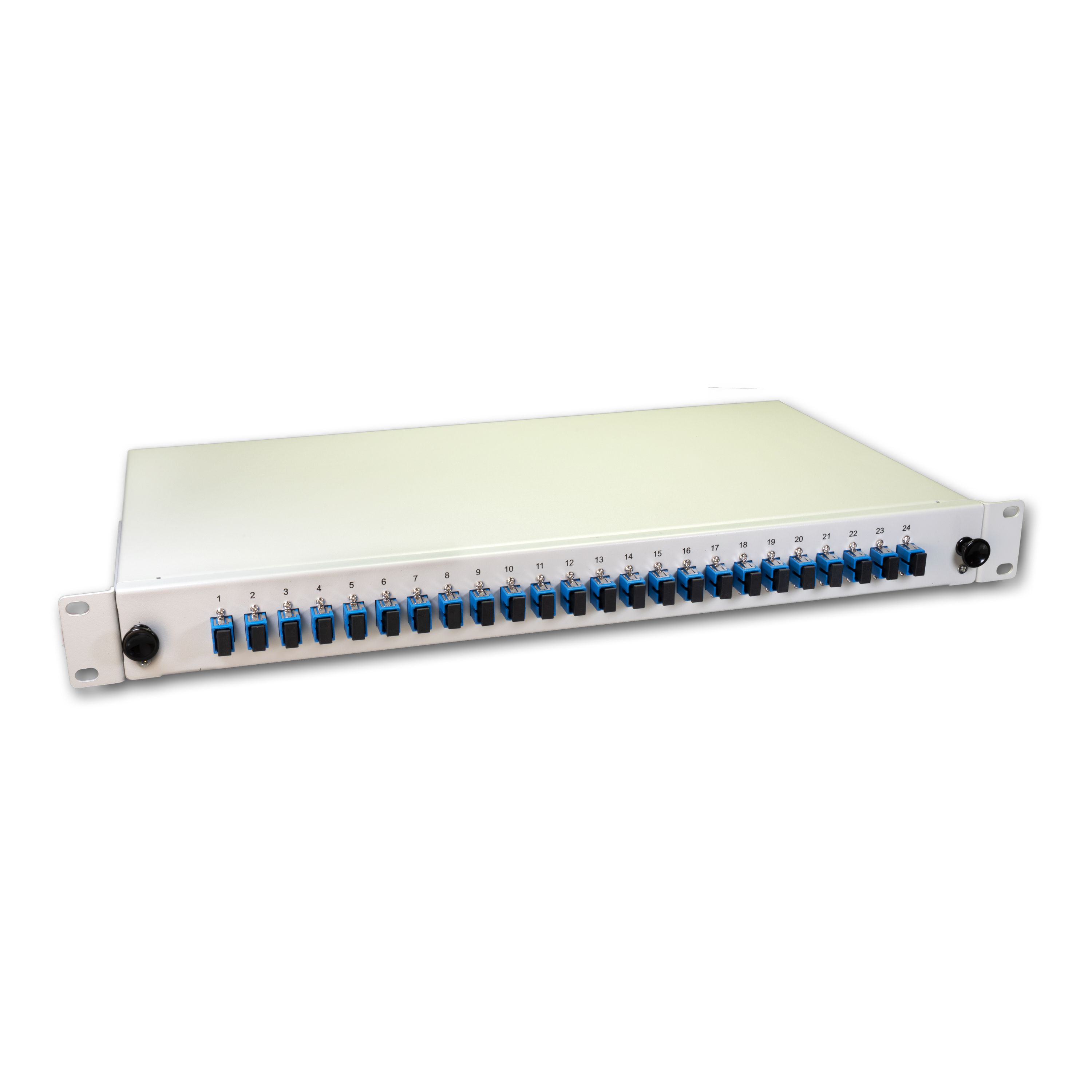 LWL Spleissbox, 24 Fasern, 24x SC Singlemode, 9/125µm OS2 G657.A1 Pigtail LWL Spleissbox, 24 Fasern, 24x SC Singlemode, 9/125µm OS2 G657.A1 Pigtail
