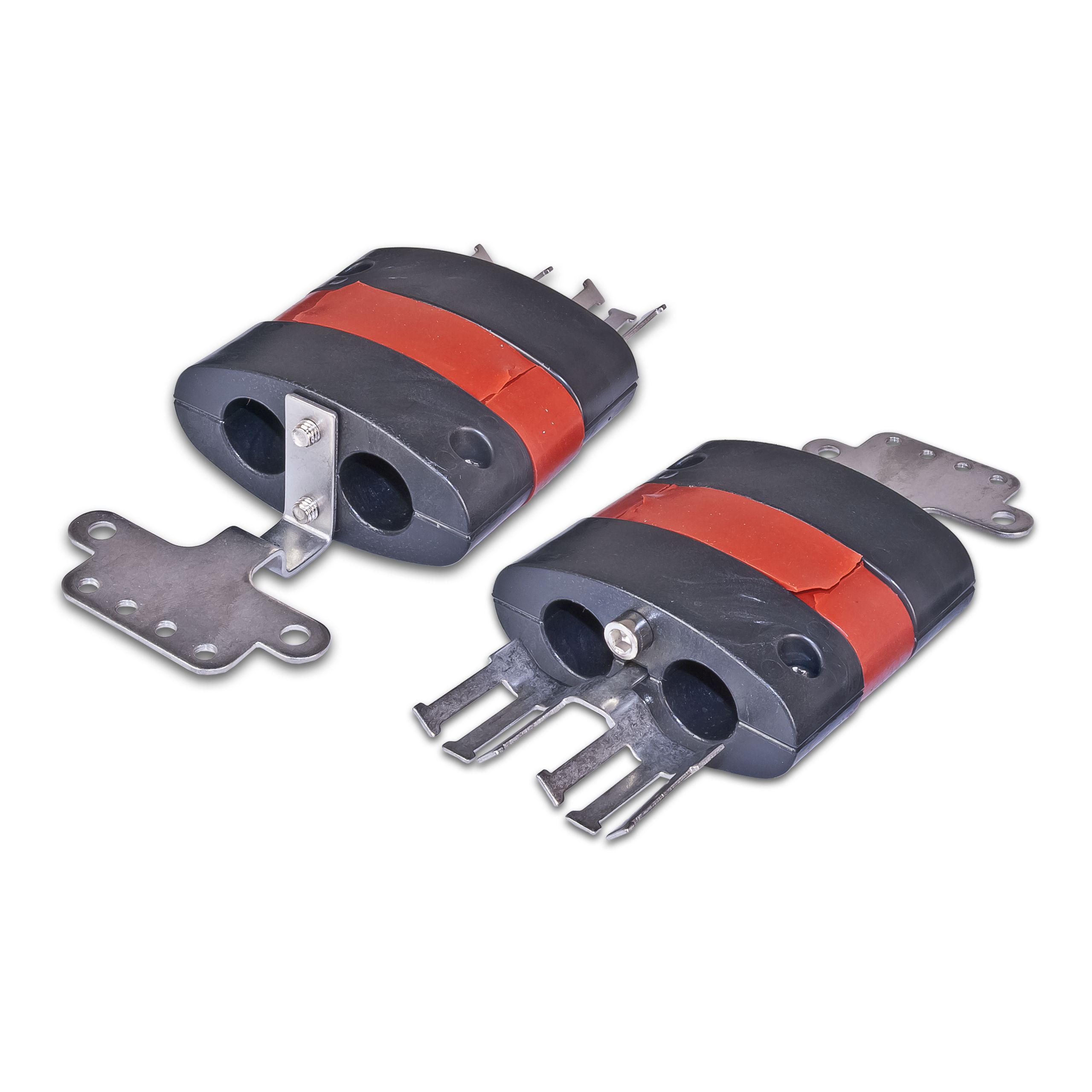 Silikon Kalteinführung für 2 Kabel (12-20mm), oval