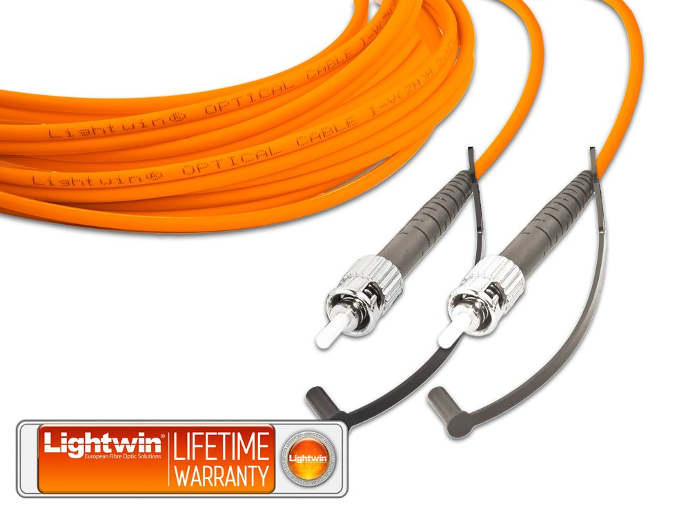 High Quality Simplex LWL Patchkabel, MM OM2, ST - ST