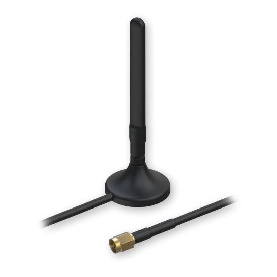 5G/LTE SMA Antenne, 3.5dBi, Magnetsockel, 3m Anschlusskabel