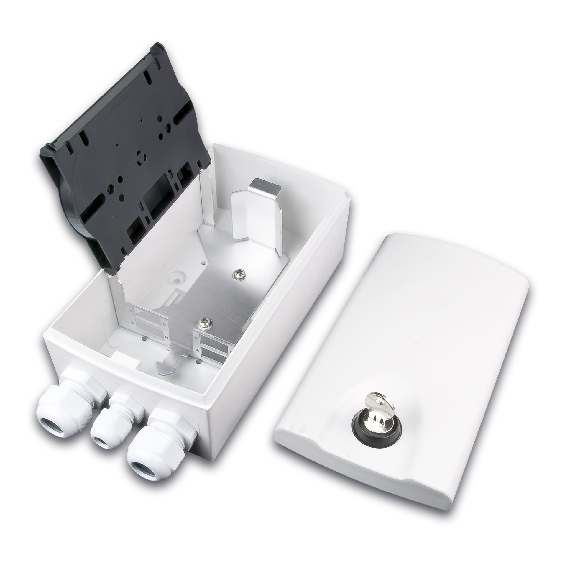 IP54 Kunststoff Wandspleissbox mit 4x SC-Duplex