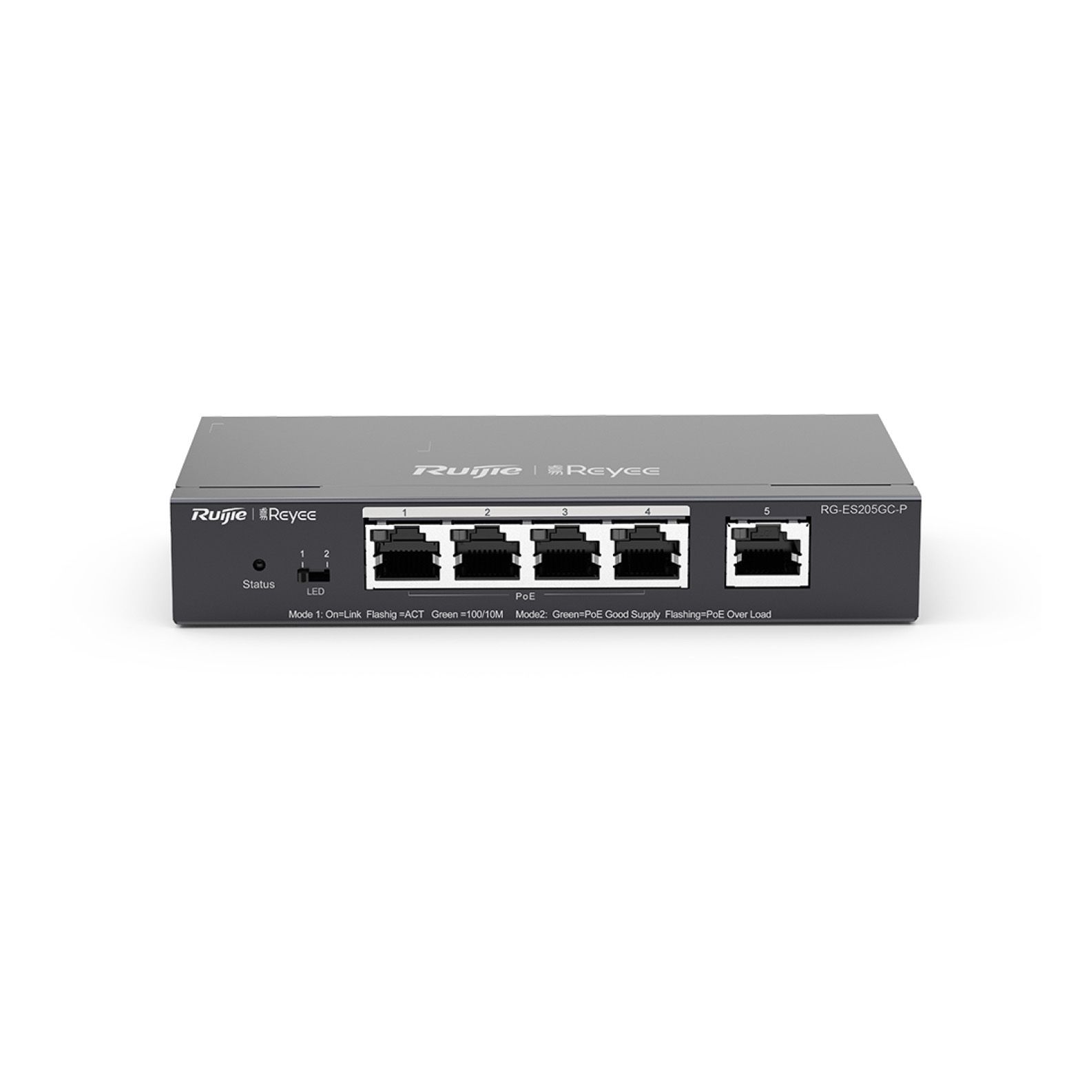 5-Port Gigabit Smart Cloud Mananged PoE Switch, 5x Gbit, 4x PoE-Out