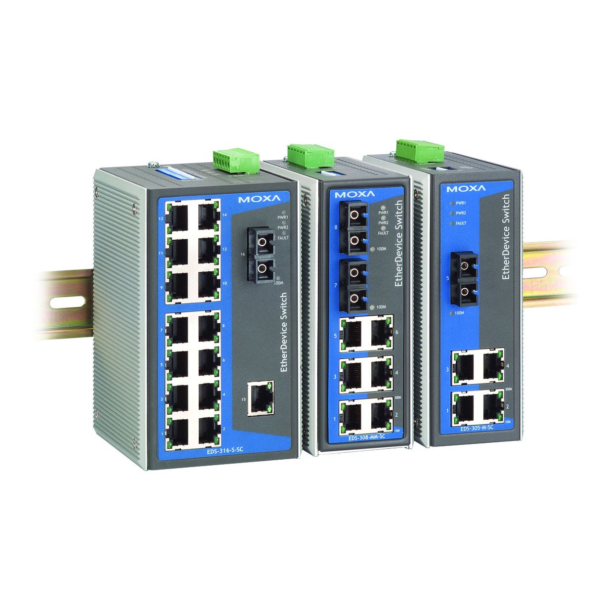 EDS-305/308 Serie, unmanaged Ethernet Switche