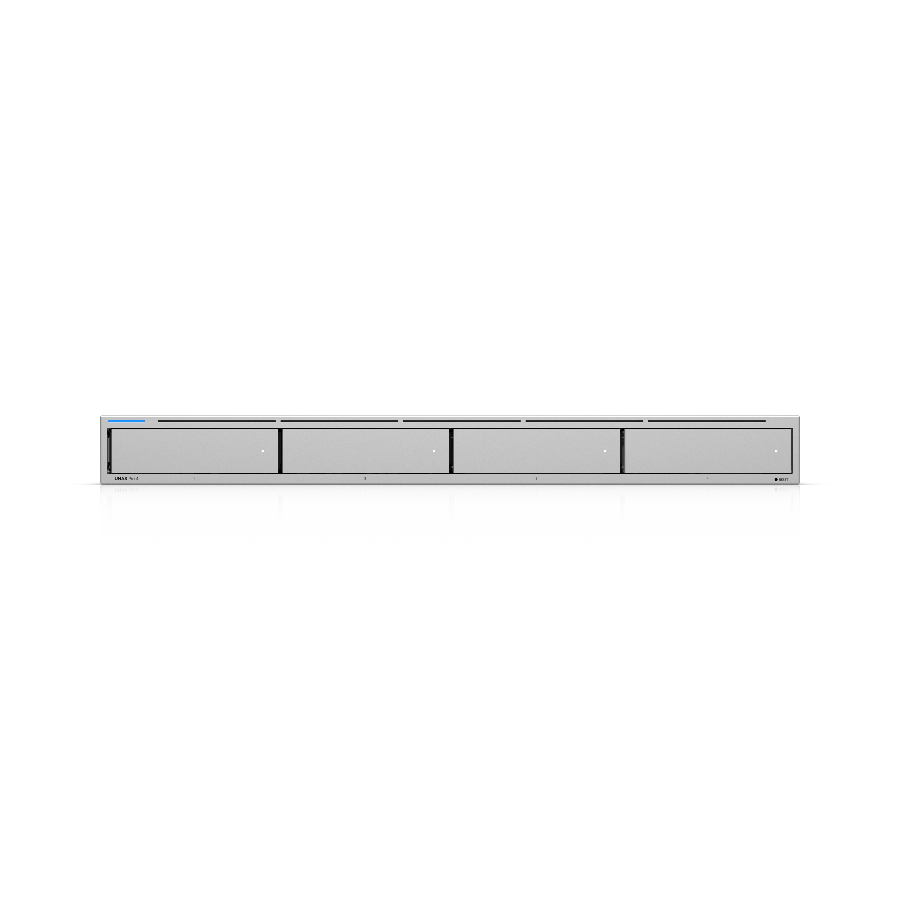 UniFi UNAS Pro 4 Network Storage, 1HE, rackmount, 10 Gbps, 4x HDD / 2x M.2 Slots
