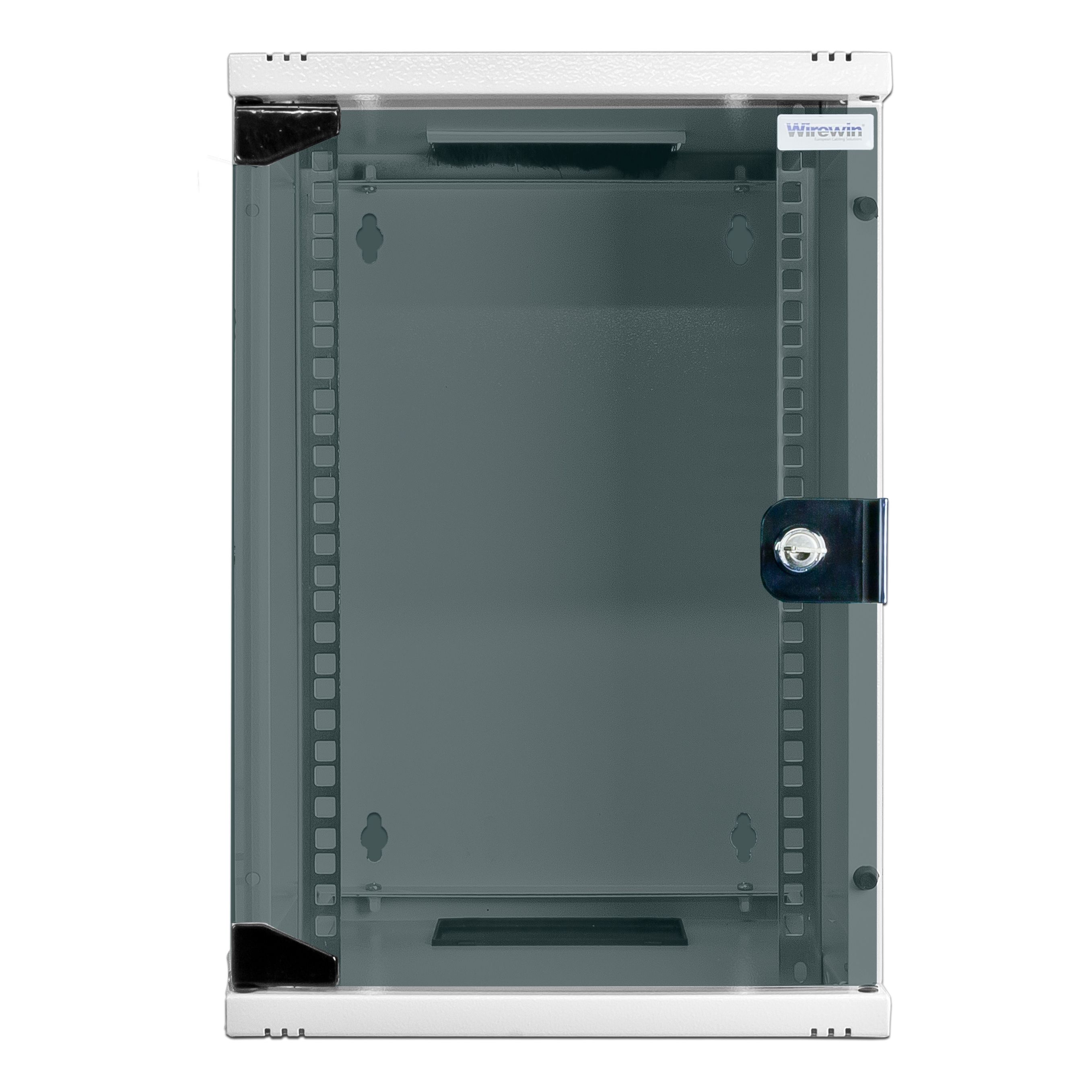 10" Wandschrank, einteilig, grau RAL7035