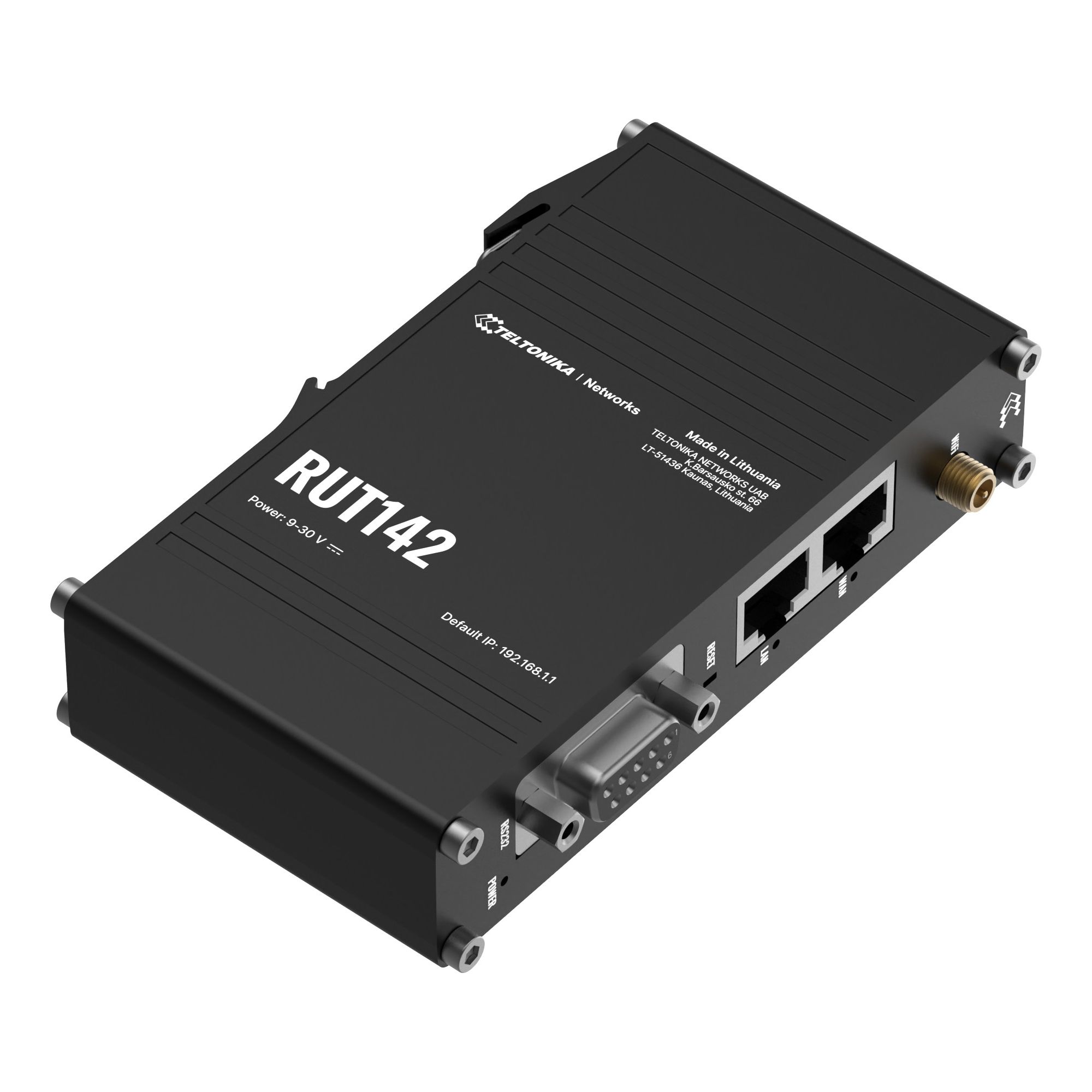 Industrial Router for professional Applications, RS232, compact housing