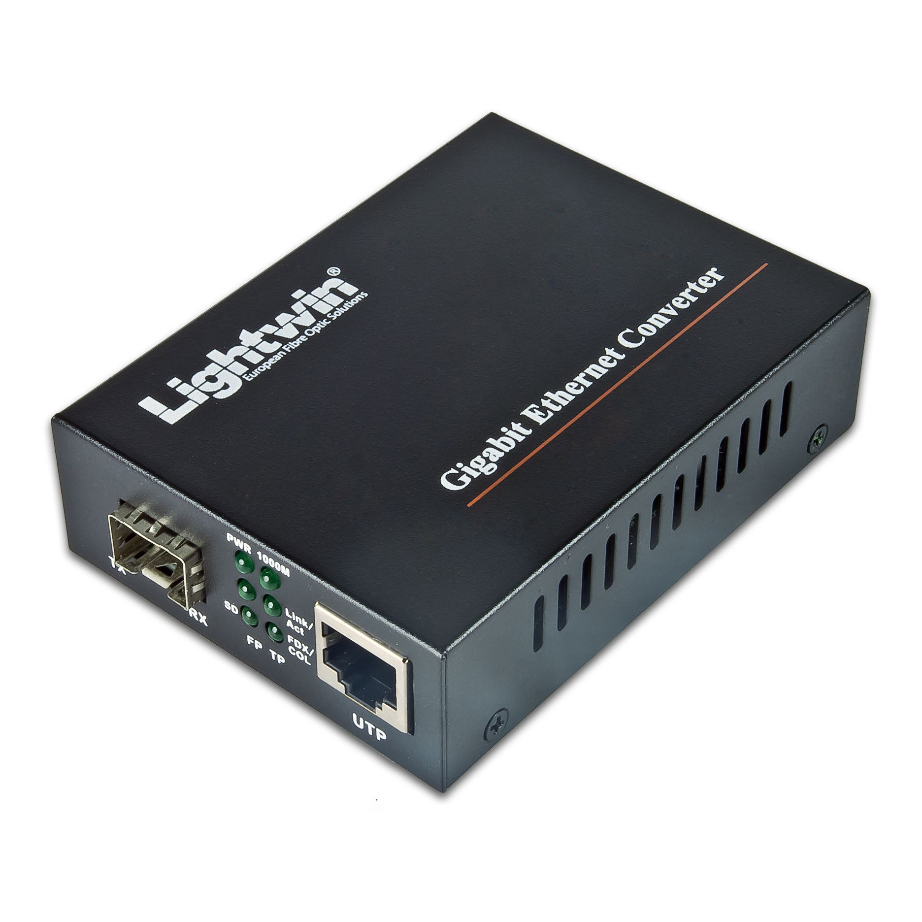 Gigabit Medienkonverter 10/100/1000Base-T auf SFP