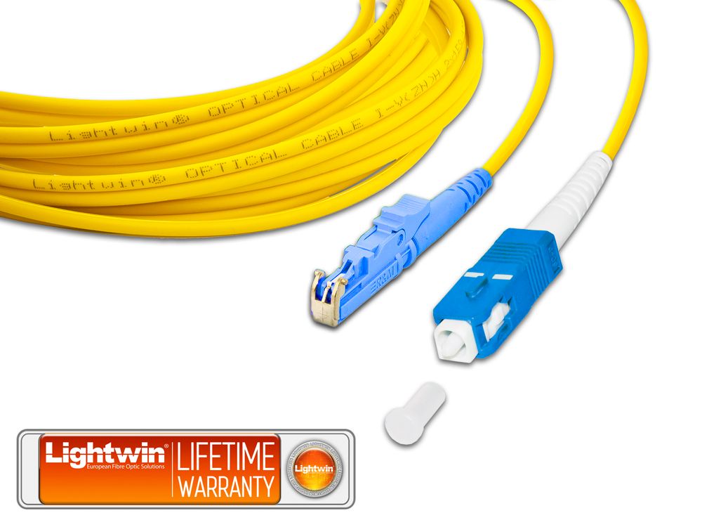 High Quality Simplex LWL Patchkabel, SM, E2000 - SC High Quality Simplex LWL Patchkabel, SM, E2000 - SC