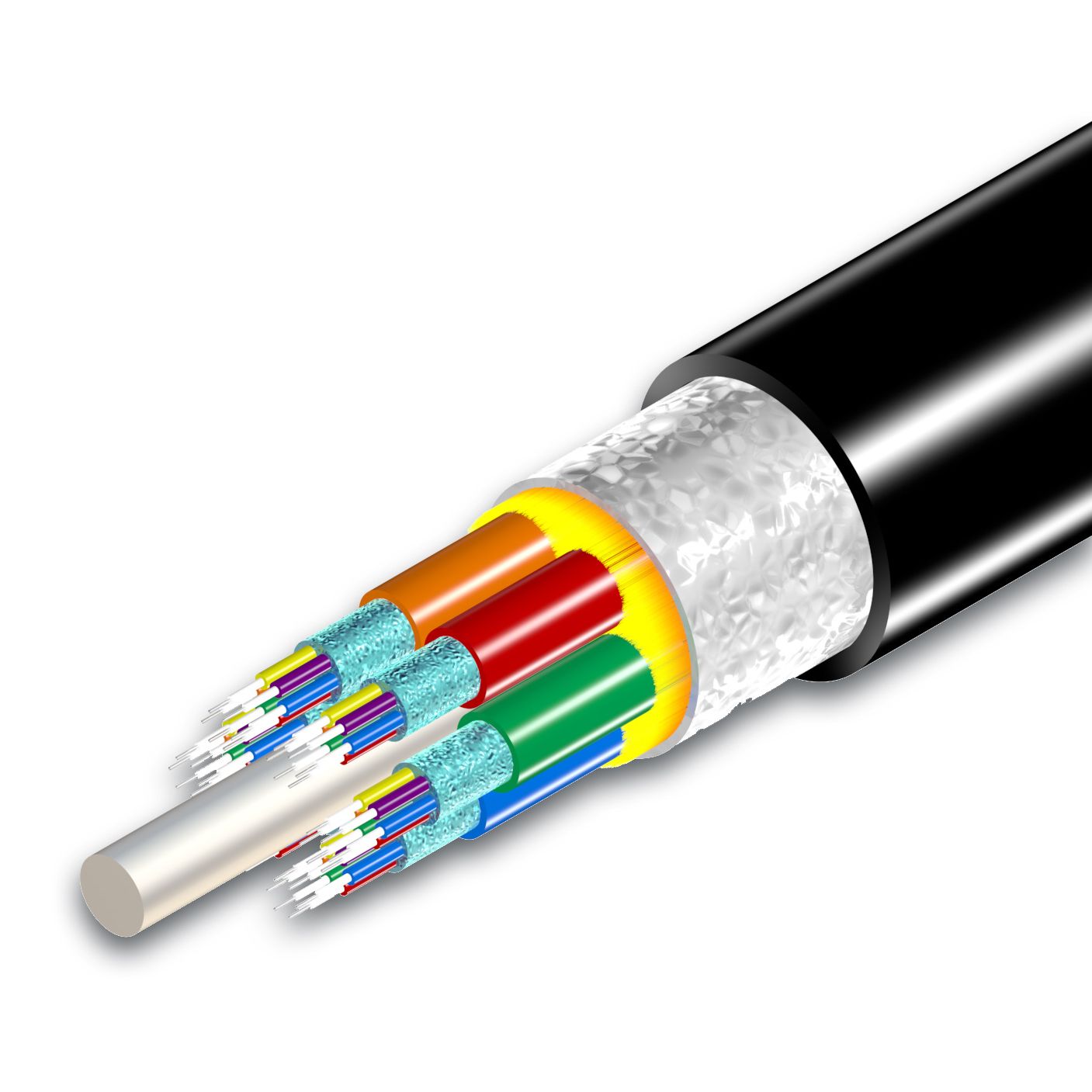 LWL-Außenkabel A-DQ (ZN) B2Y, Multimode 50/125µm, LWL-Außenkabel A-DQ (ZN) B2Y, Multimode 50/125µm,