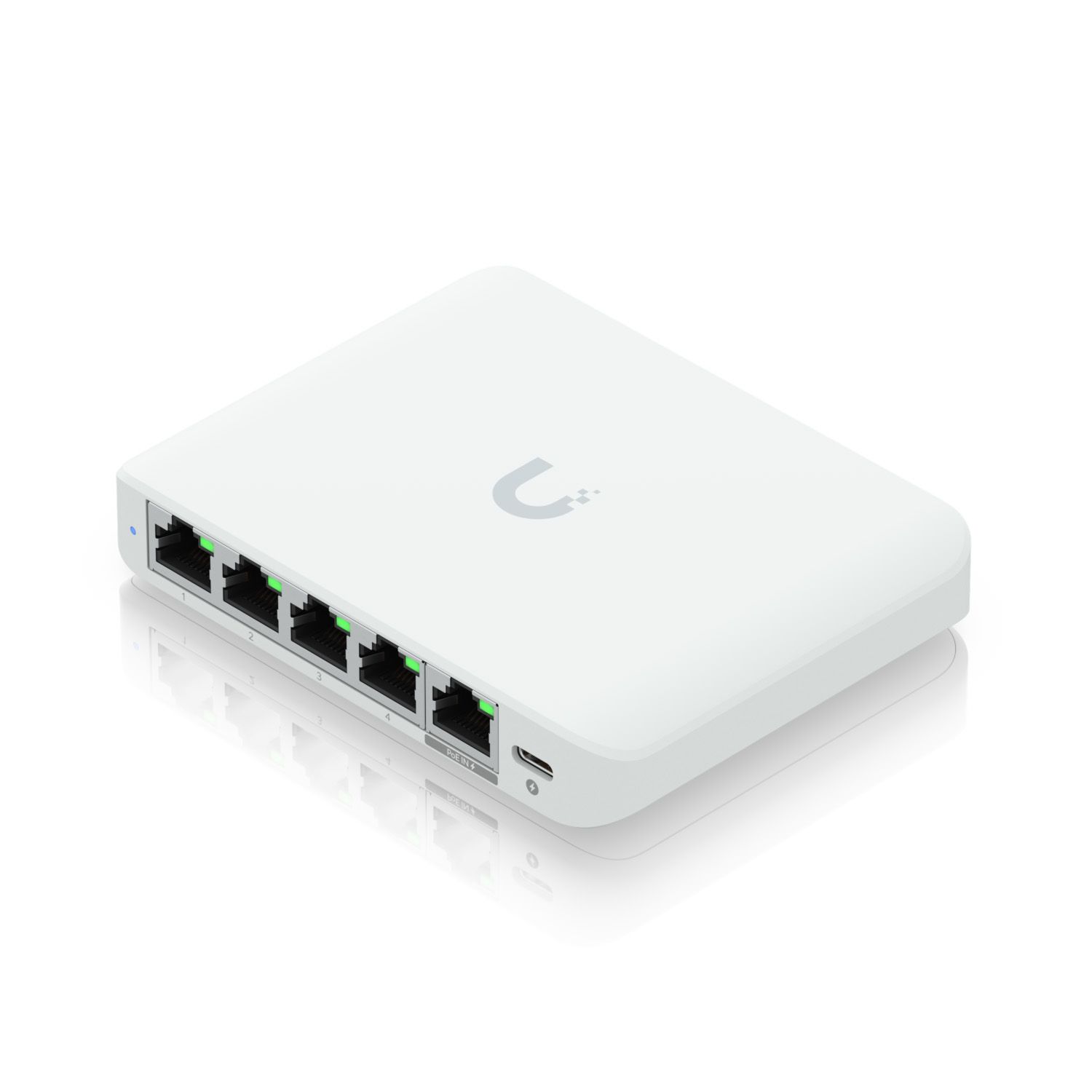 UniFi Flex Mini 2.5 Gigabit 5-Port Kompakt-Switch, PoE-In UniFi Flex Mini 2.5 Gigabit 5-Port Kompakt-Switch, PoE-In