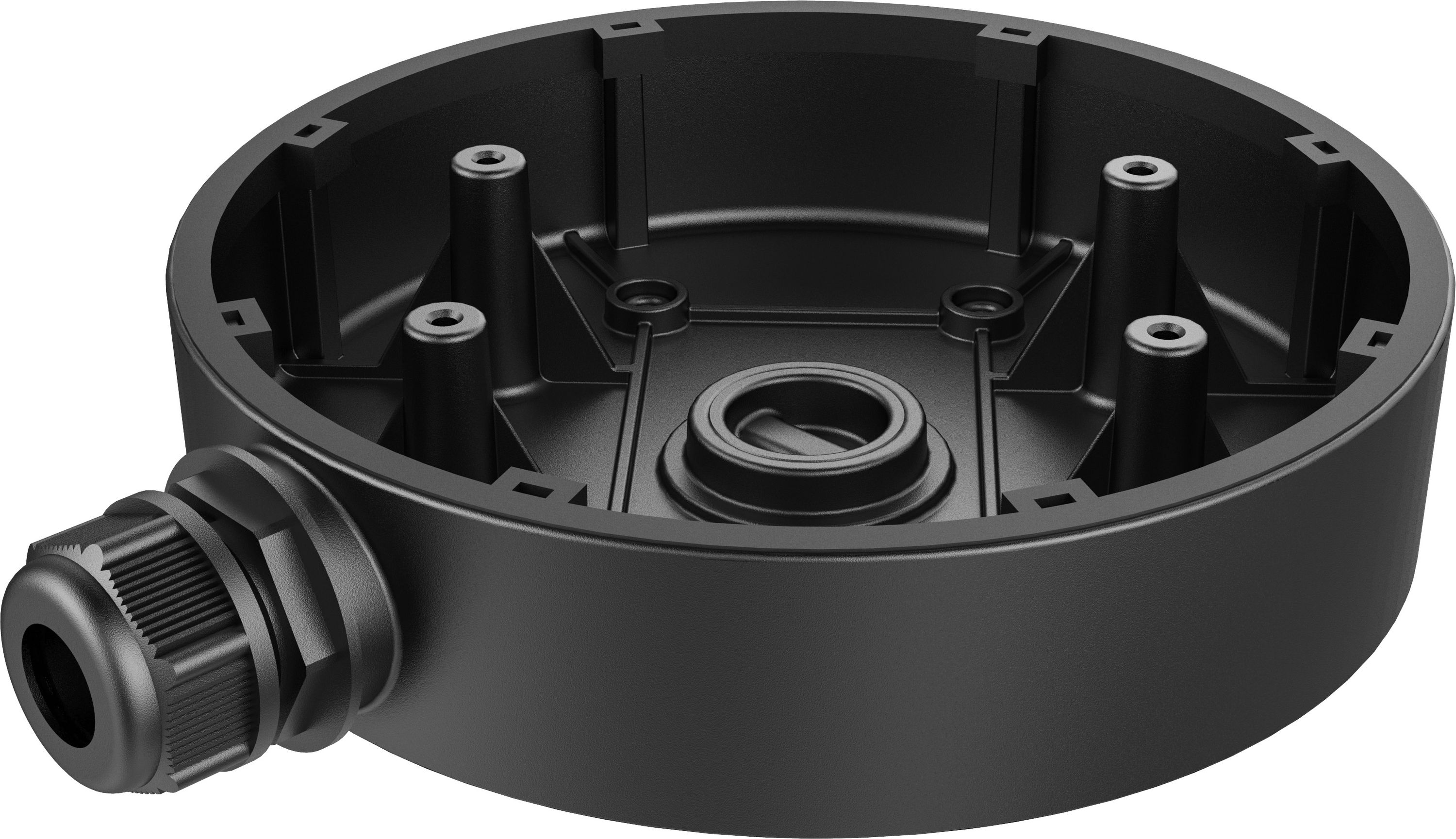 DS-1280ZJ-DM55(Black) - Junction Box for Dome Camera, Ø 155 x 36 mm DS-1280ZJ-DM55(Black) - Junction Box for Dome Camera, Ø 155 x 36 mm