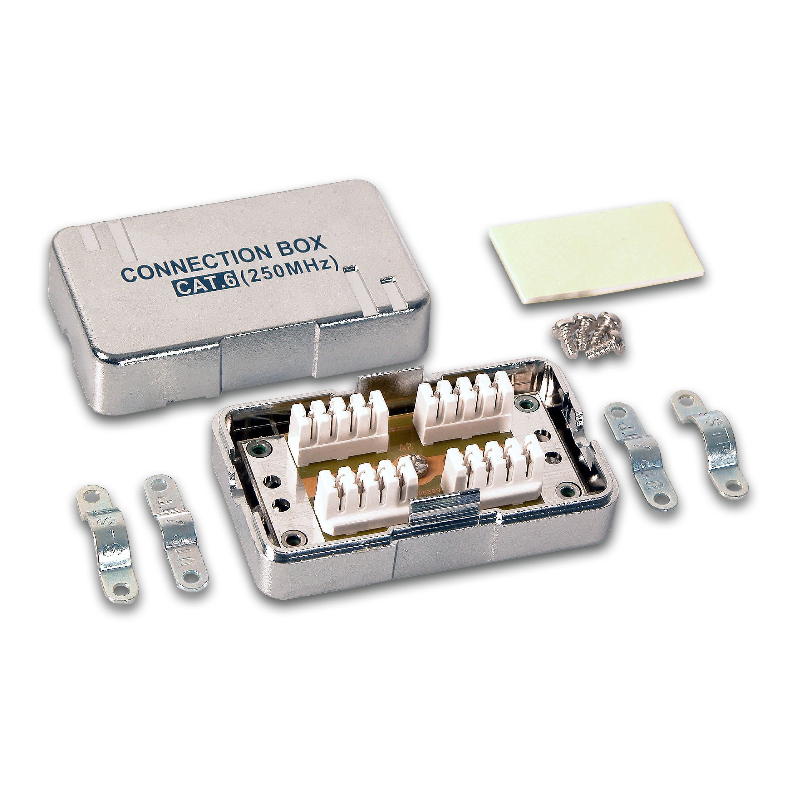 KAT6 Modul zur Verbindung von 2 Verlegekabeln, LSA