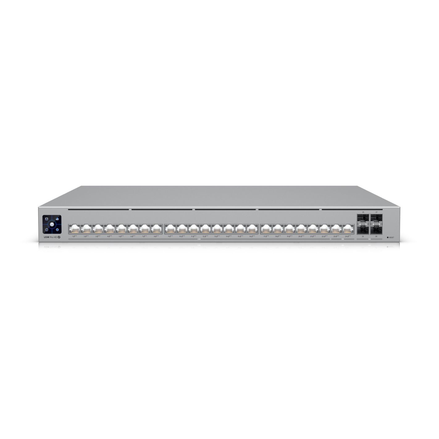 UniFi USW Pro HD PoE 802.3at/bt 24-Port Gigabit Switch mit Layer3 Features, SFP+