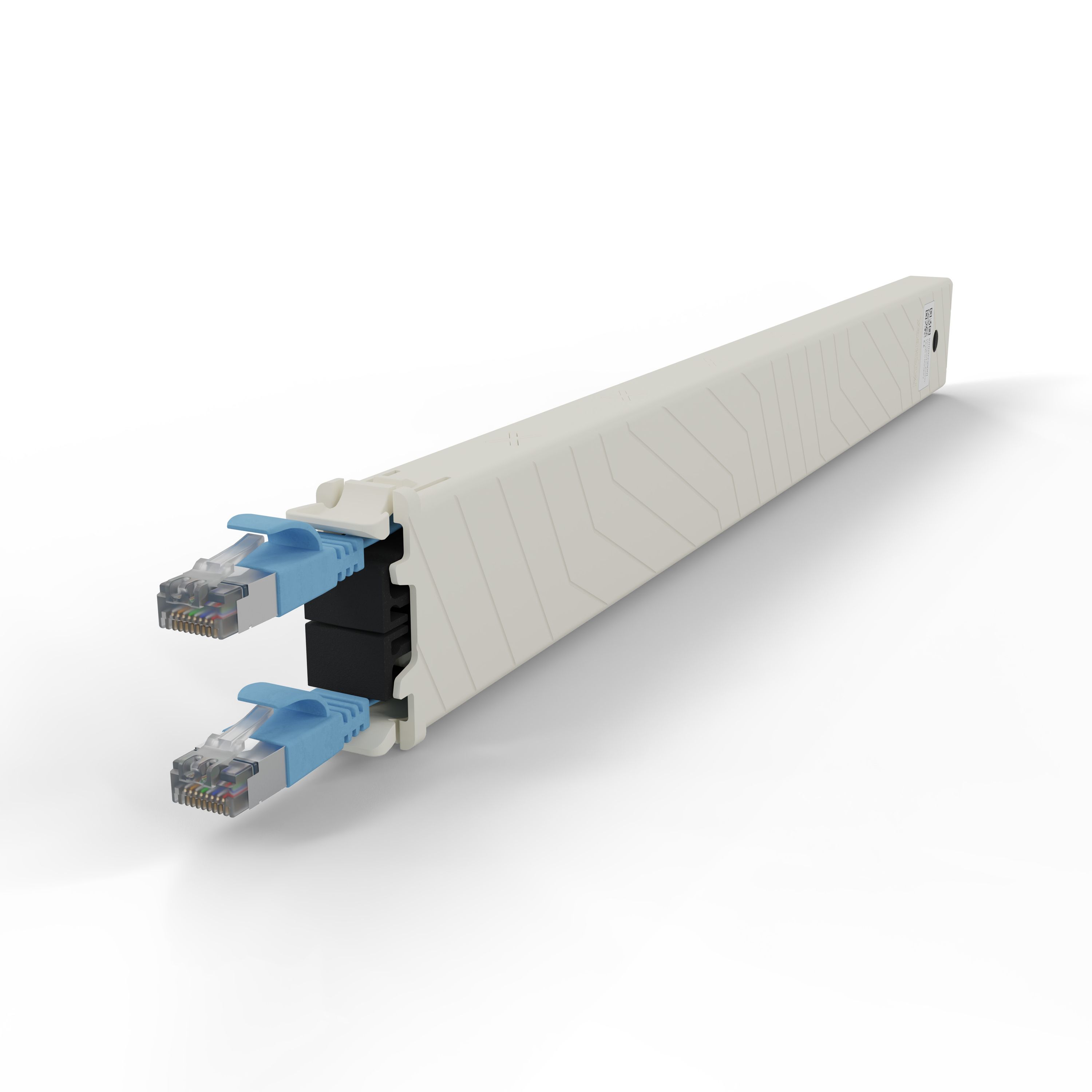 patchbox.one / Kassette / 8RU / STP / Blau, 0,8 Meter