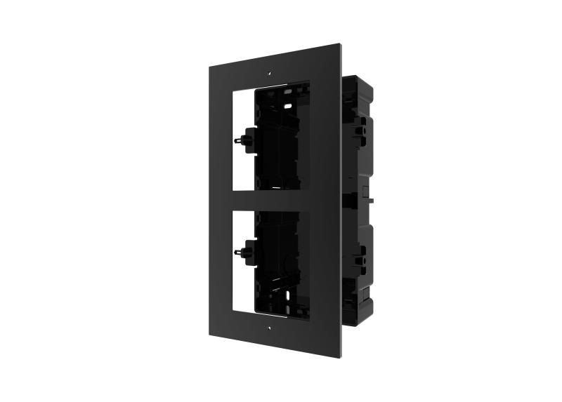 DS-KD-ACF2/Black - Zubehör modulare Türstation für Unterputzmontage, 2 Module DS-KD-ACF2/Black - Zubehör modulare Türstation für Unterputzmontage, 2 Module