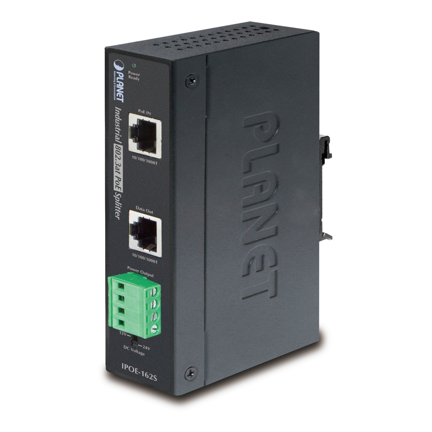 IP30, Industrial 802.3at Gigabit High Power PoE Splitter IP30, Industrial 802.3at Gigabit High Power PoE Splitter