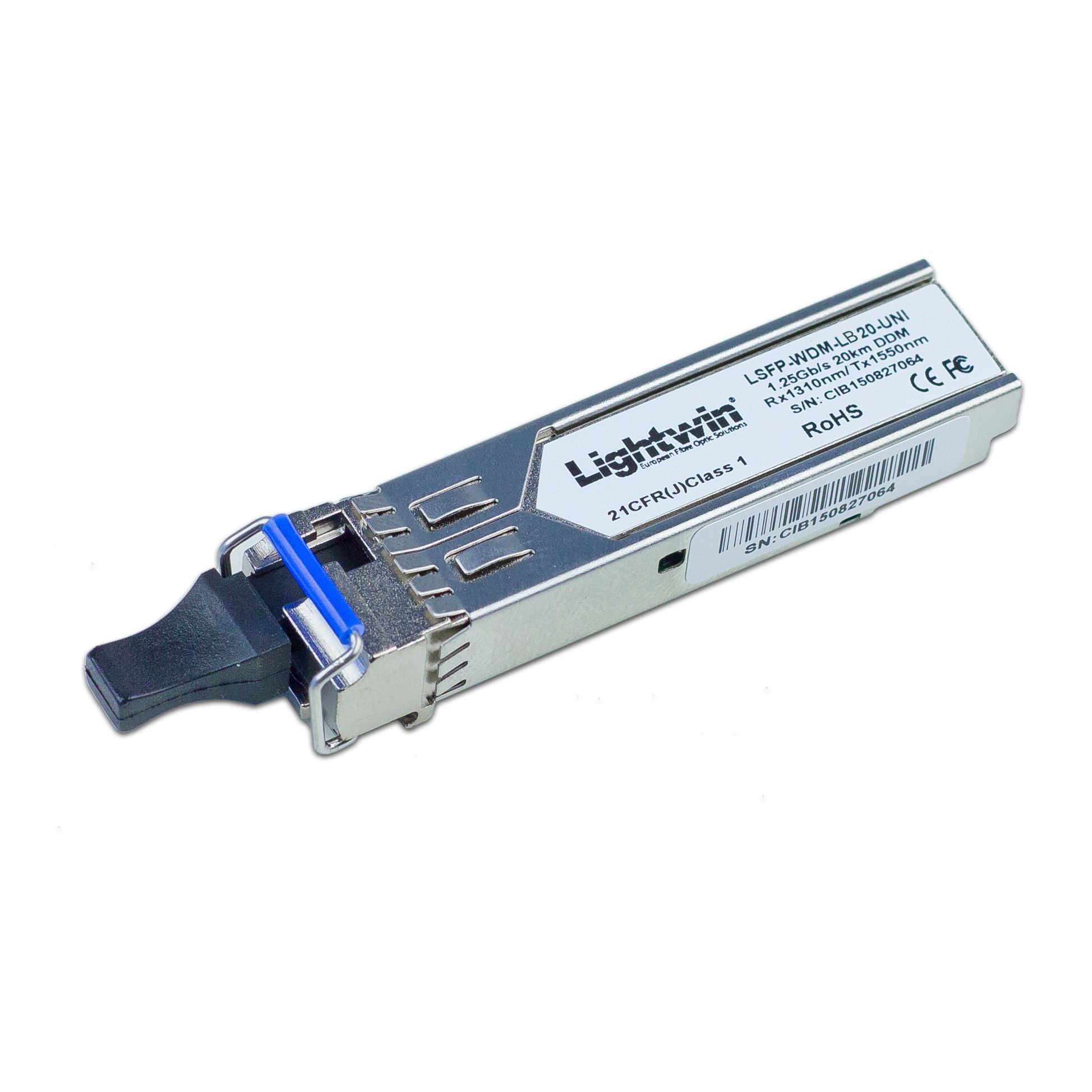 WDM SFP 100Base-LX Singlemode, 20KM, HP kompatibel