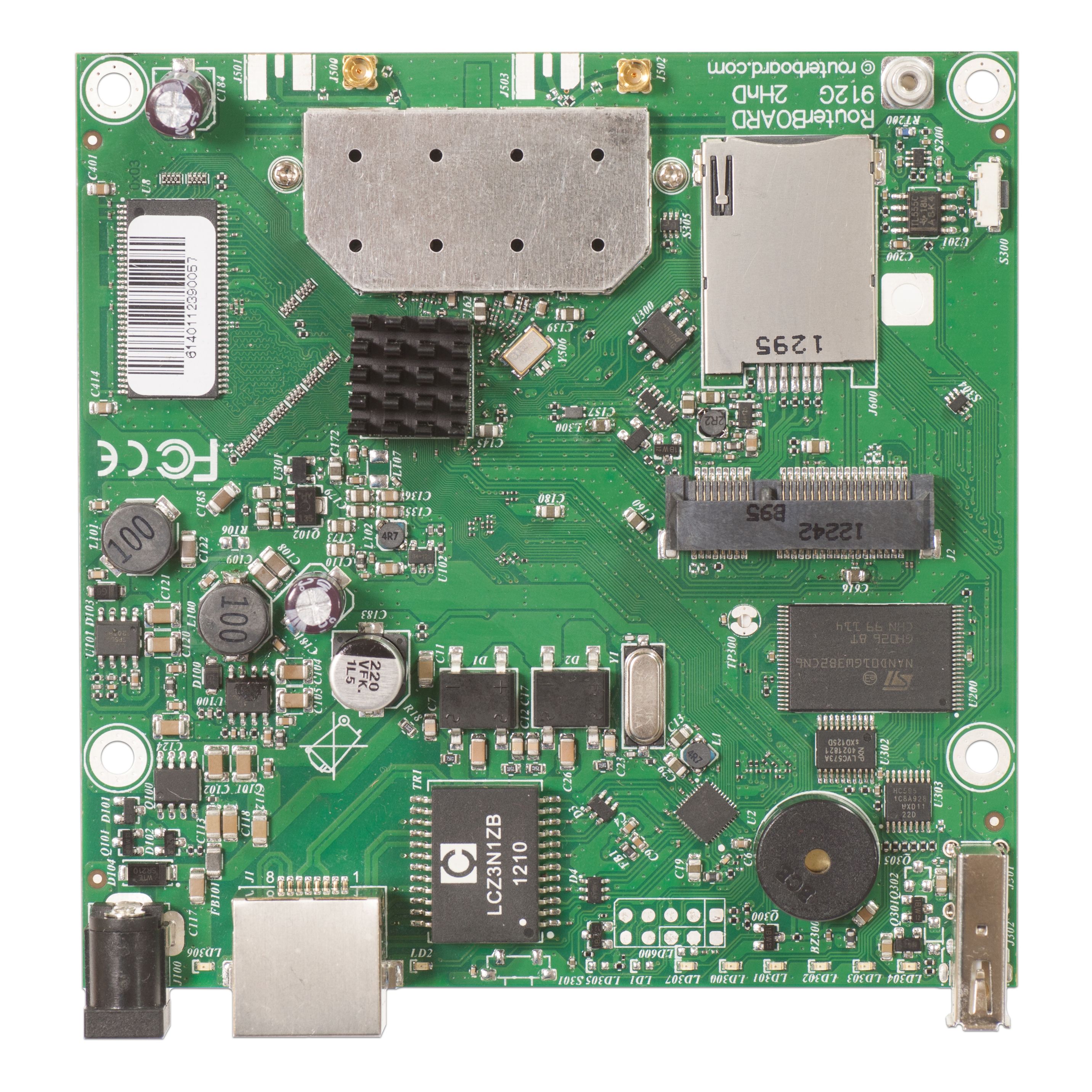 RB912UAG-5HPnD mit 600Mhz Atheros CPU, 64MB RAM, 1xGbit, USB, miniPCIe, 5GHz RB912UAG-5HPnD mit 600Mhz Atheros CPU, 64MB RAM, 1xGbit, USB, miniPCIe, 5GHz