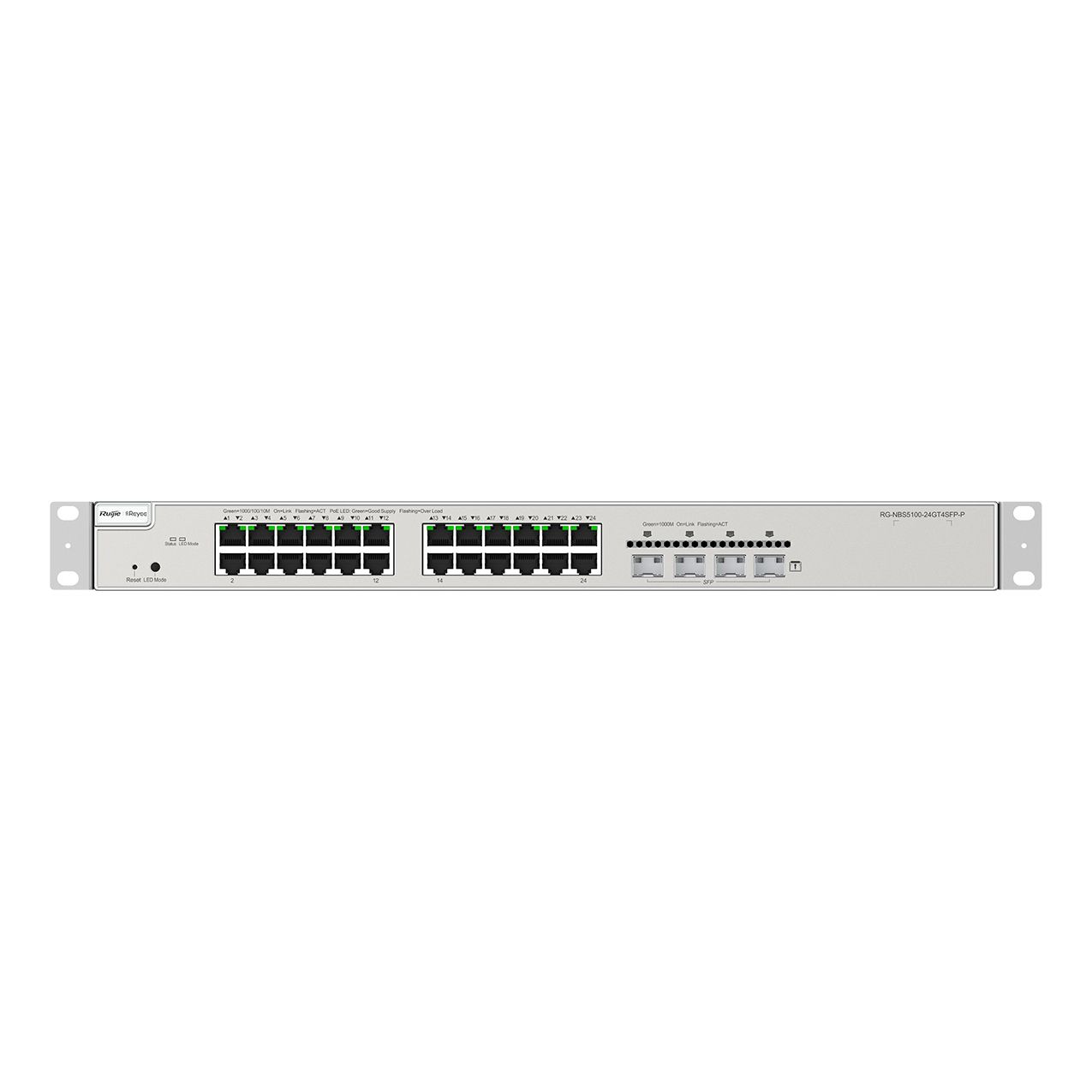 24-Port Gigabit Layer 3 PoE Switch, 24x Gbit, 4x SFP+, 370W