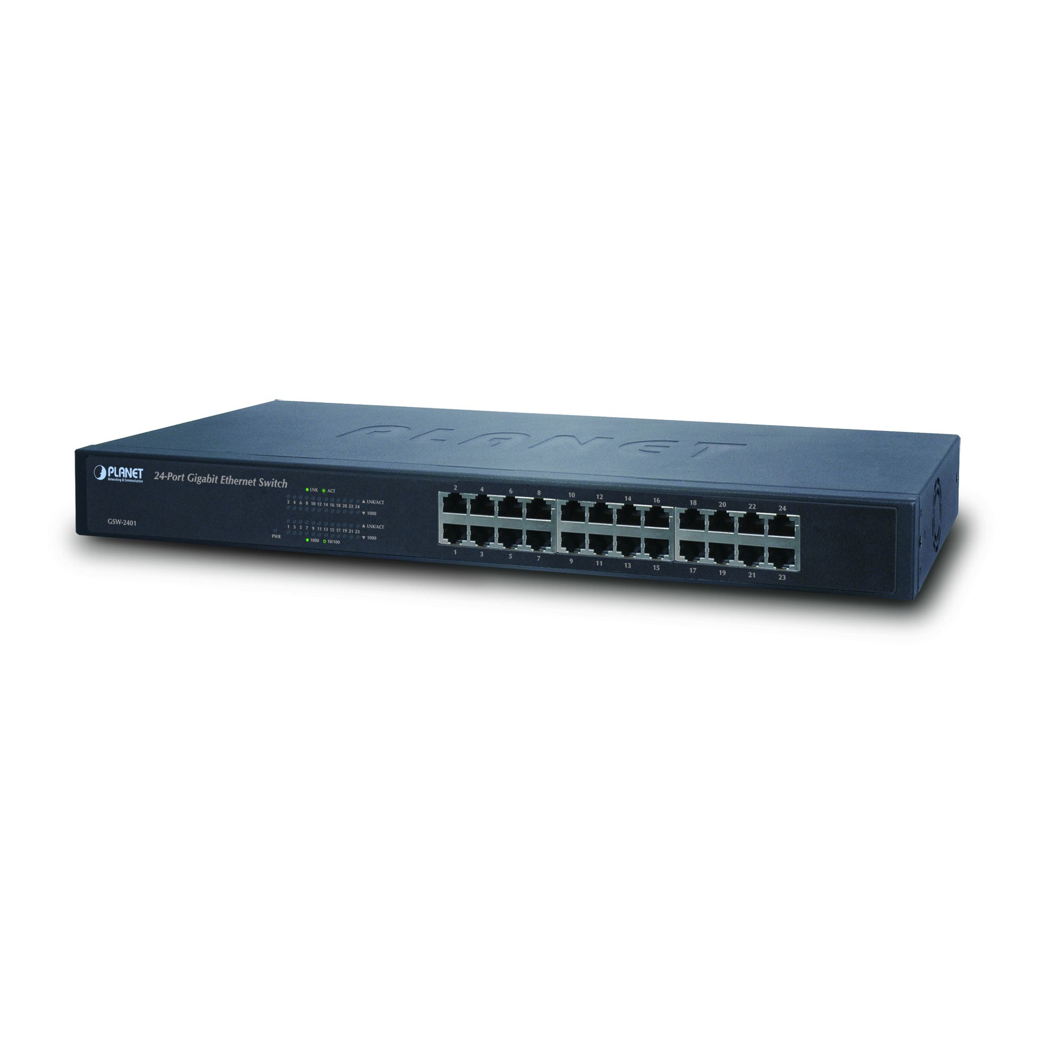 24-Port 10/100/1000Mbps Unmanaged Gbit Ethernet Switch