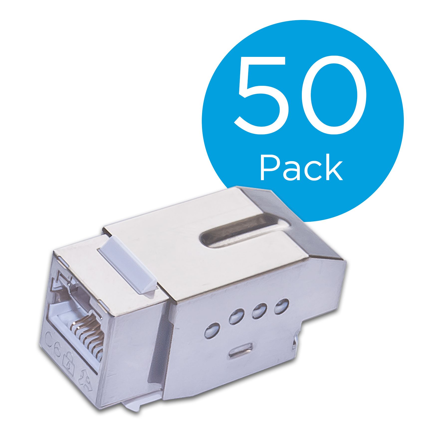 KAT6 10 Gigabit Ethernet Keystone Modul, mit Sperrfunktion KAT6 10 Gigabit Ethernet Keystone Modul, mit Sperrfunktion