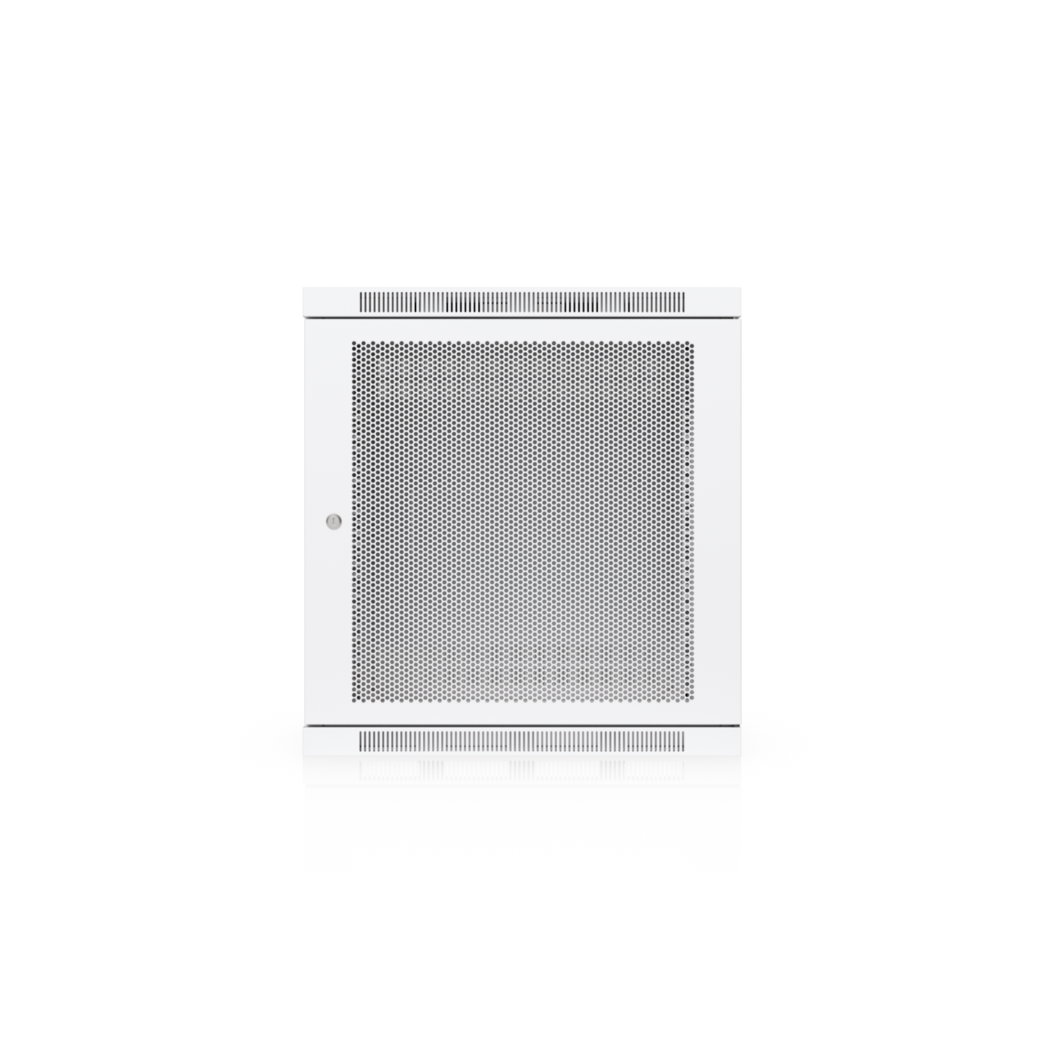 UniFi 19" Wandschrank, perforierte Türe, einteilig, 12 HE, 598x600mm