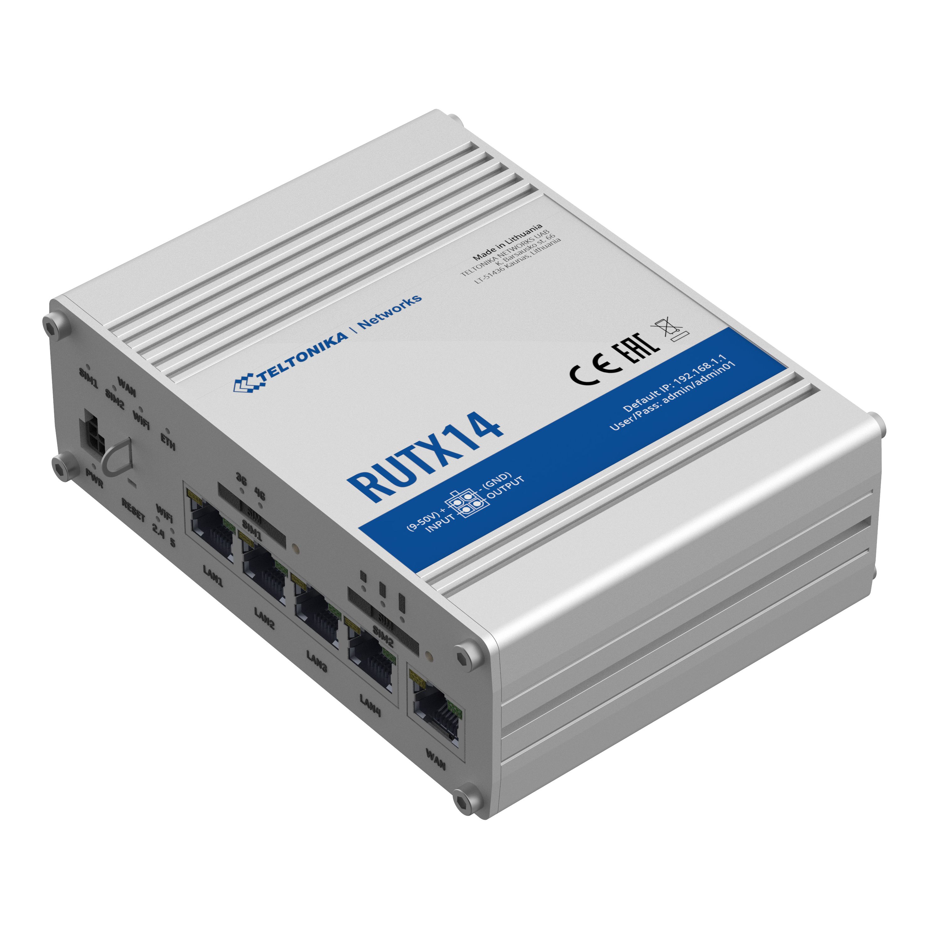 LTE Cat12 Dual LTE Modul + SIM Router,  5x 1Gbit, Wave2 802.11ac, GPS, BT LE